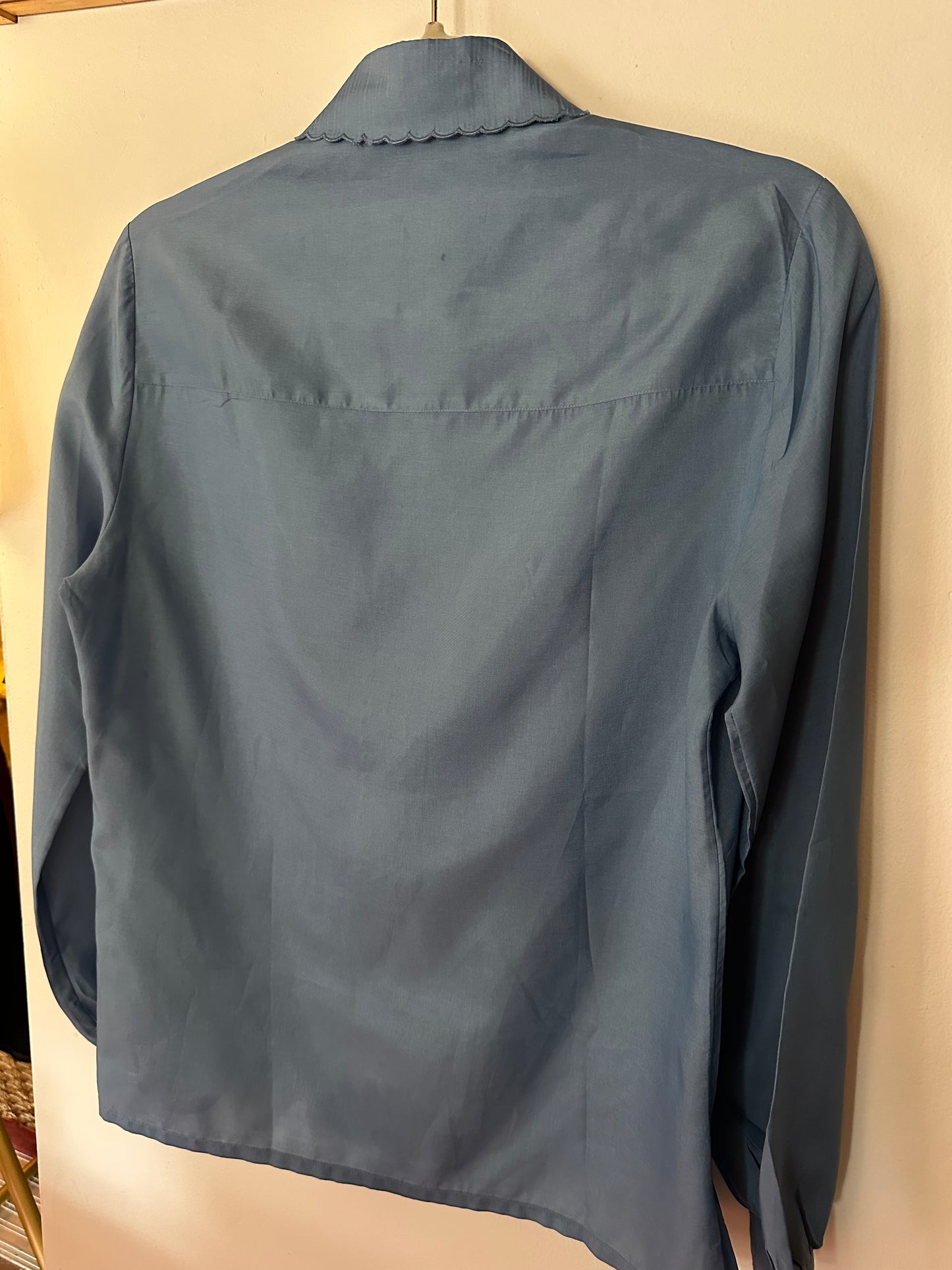 Silk Button Down, S