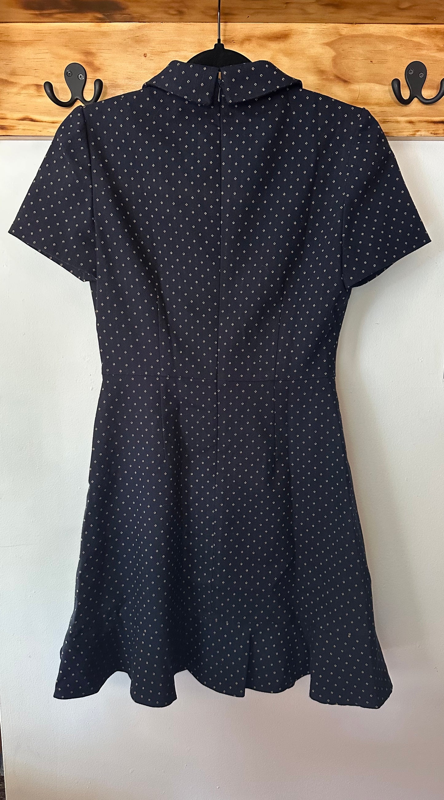 Gal Meets Glam | Polka Dot Button Dress, 0