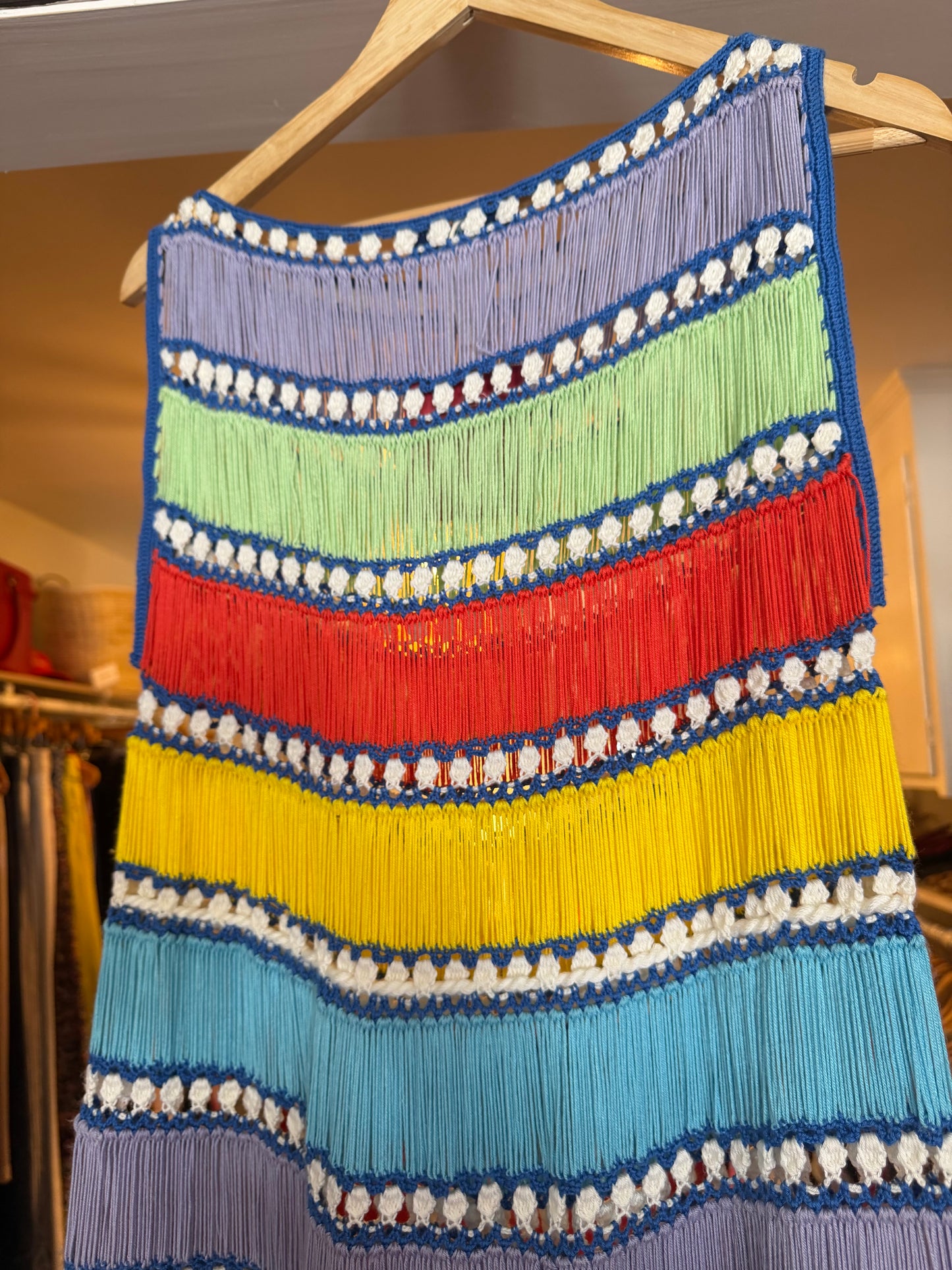 my beachy side | Colorful Boho Coverup, S