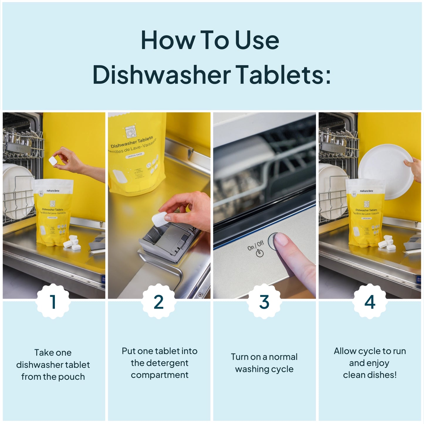 Dishwasher Tablets - Lemon