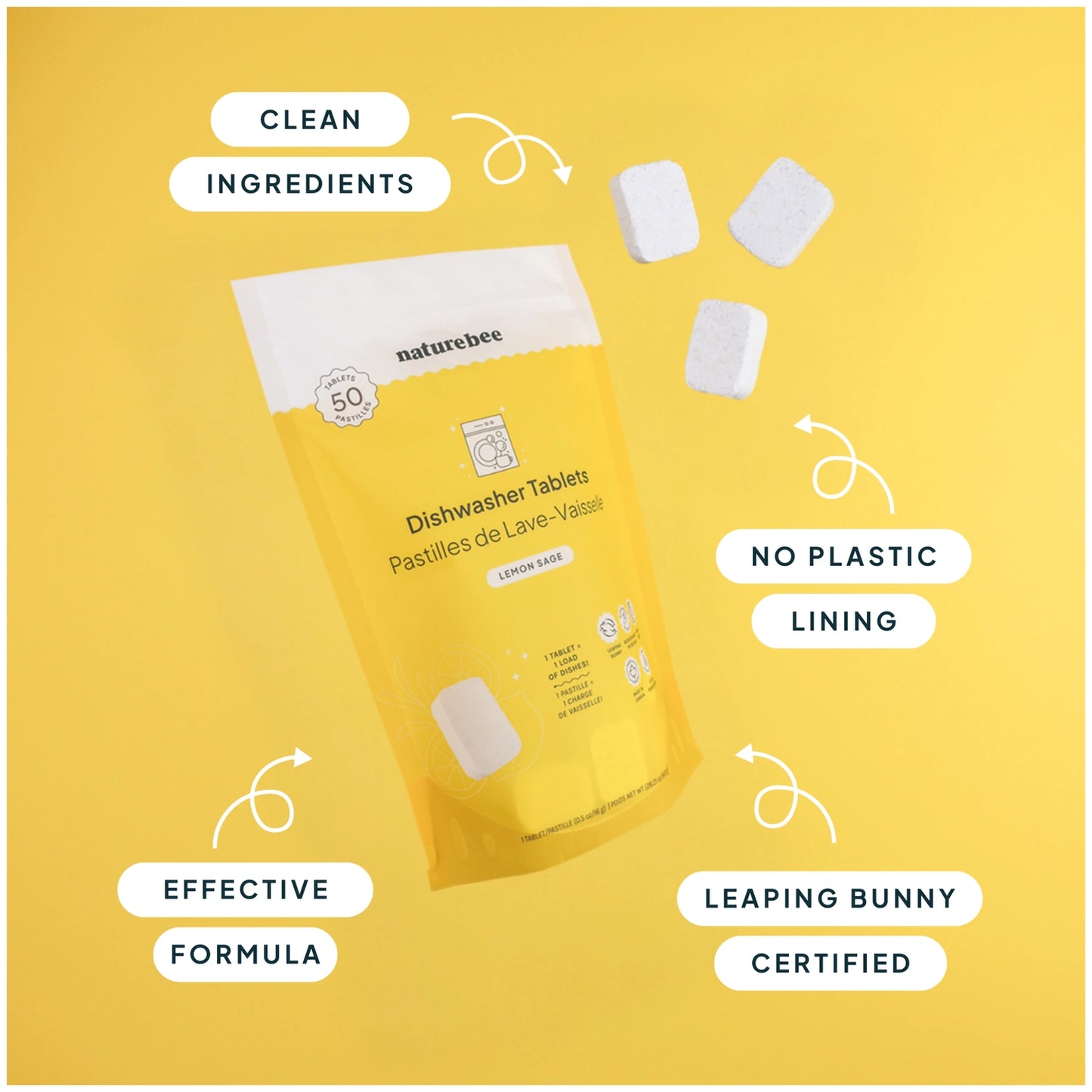 Dishwasher Tablets - Lemon