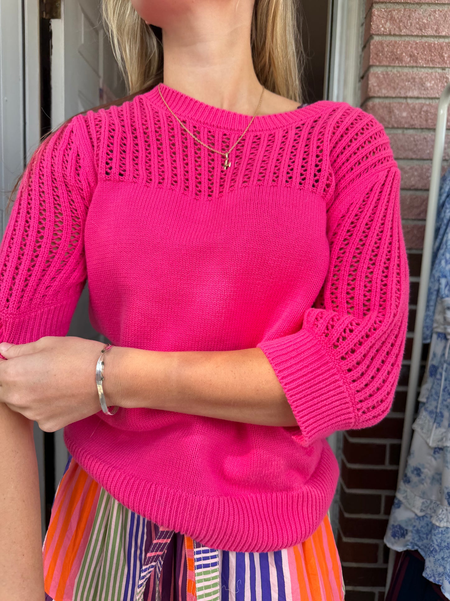 Evereve | Remy Crochet Sweater, L