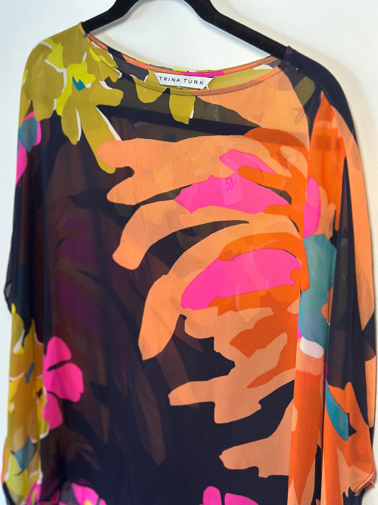 Trina Turk | Sheer Abstract Print Chiffon