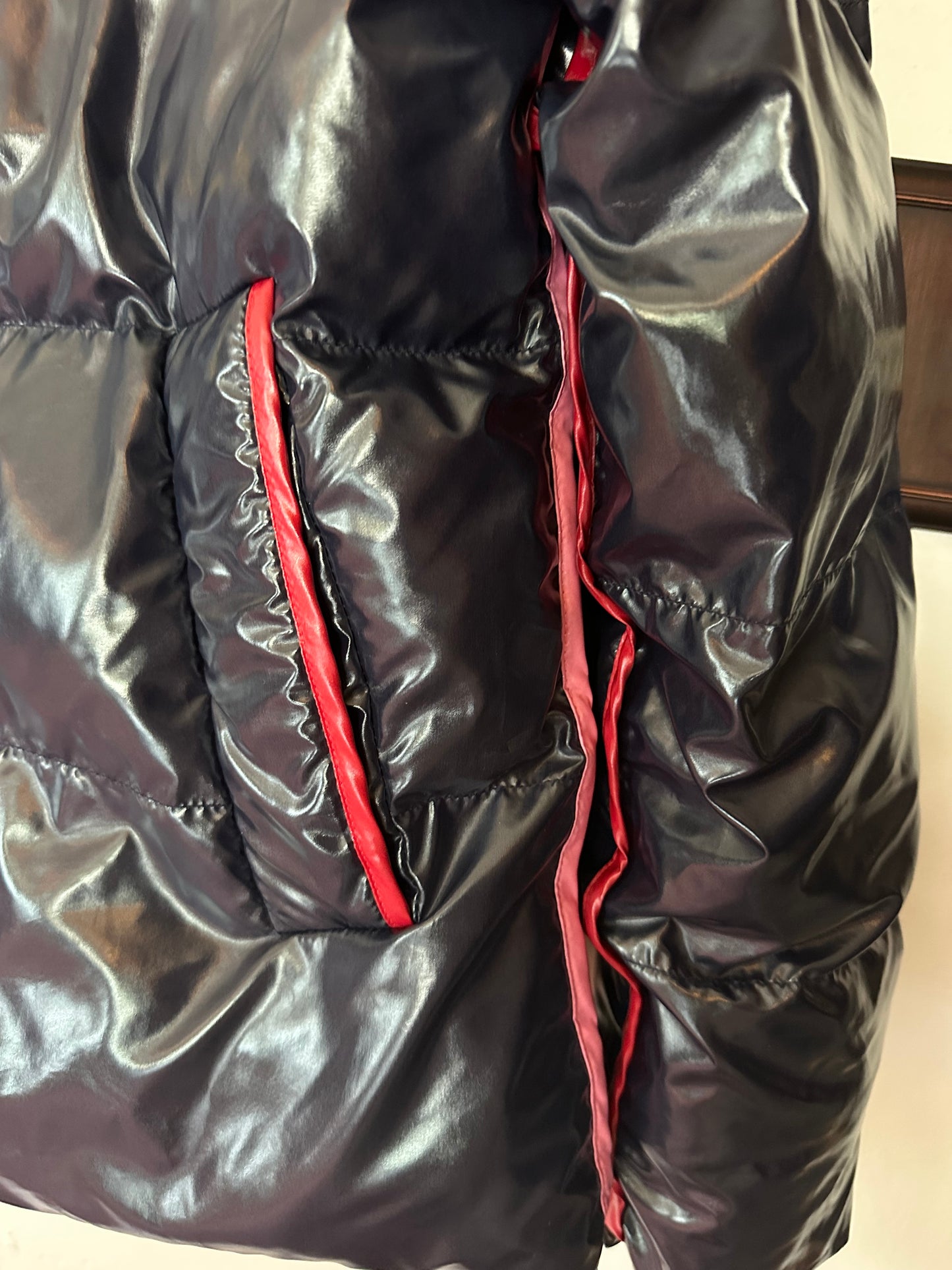 Navy Addison Bay Everyday Puffer Jacket, XS