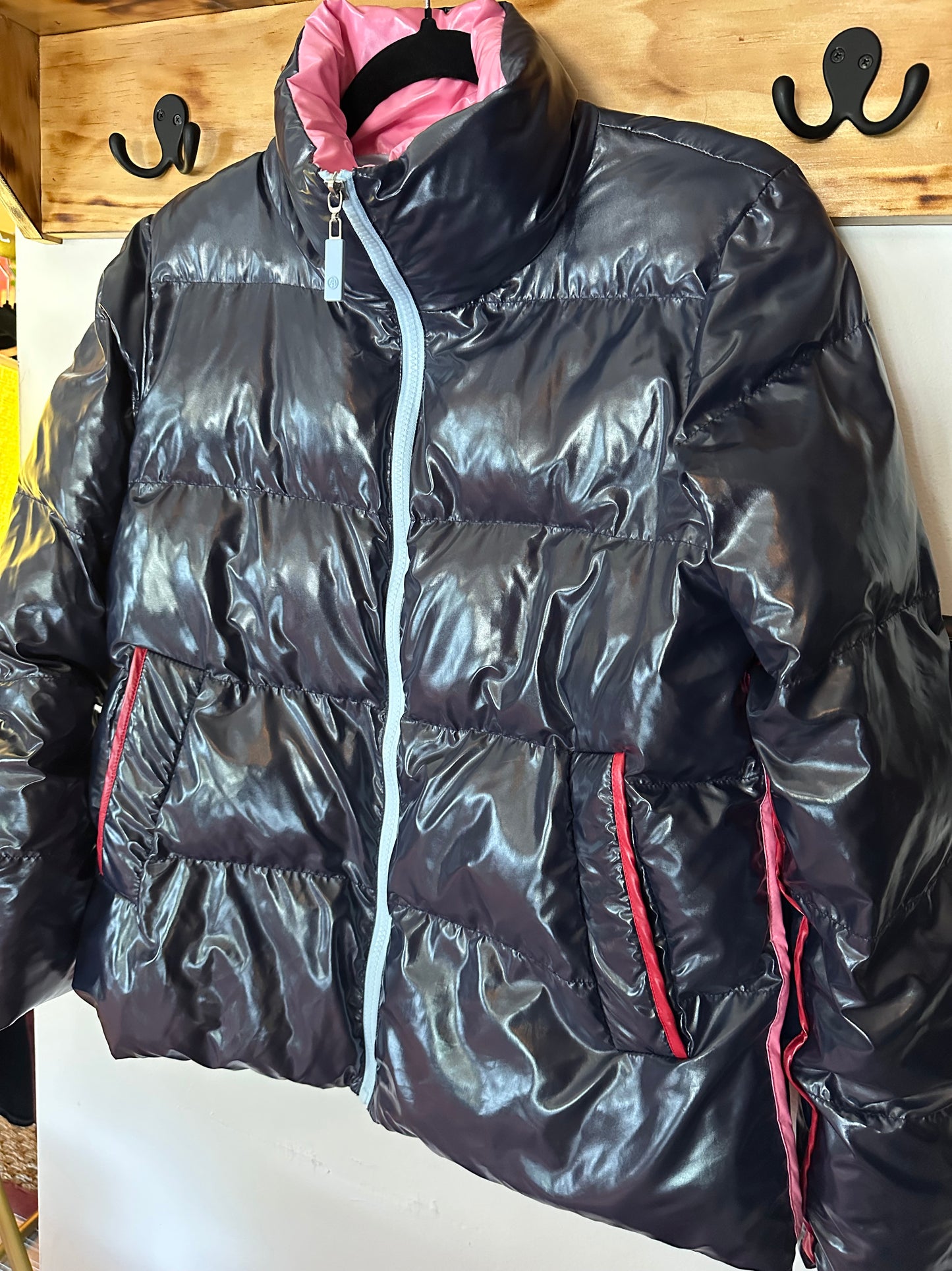 Navy Addison Bay Everyday Puffer Jacket, XS