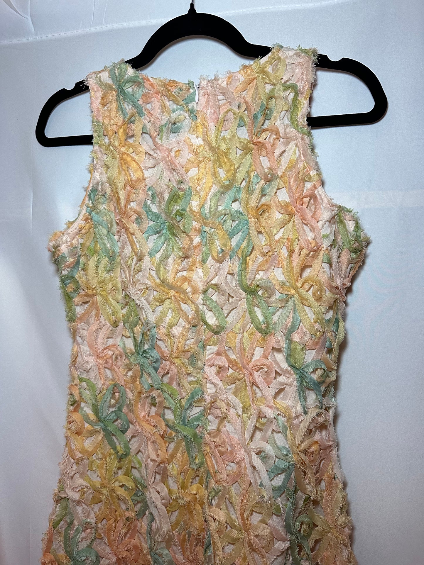 Endless Rose (Anthropolgie) | Multi Color Sleeveless Textured Midi Dress, S