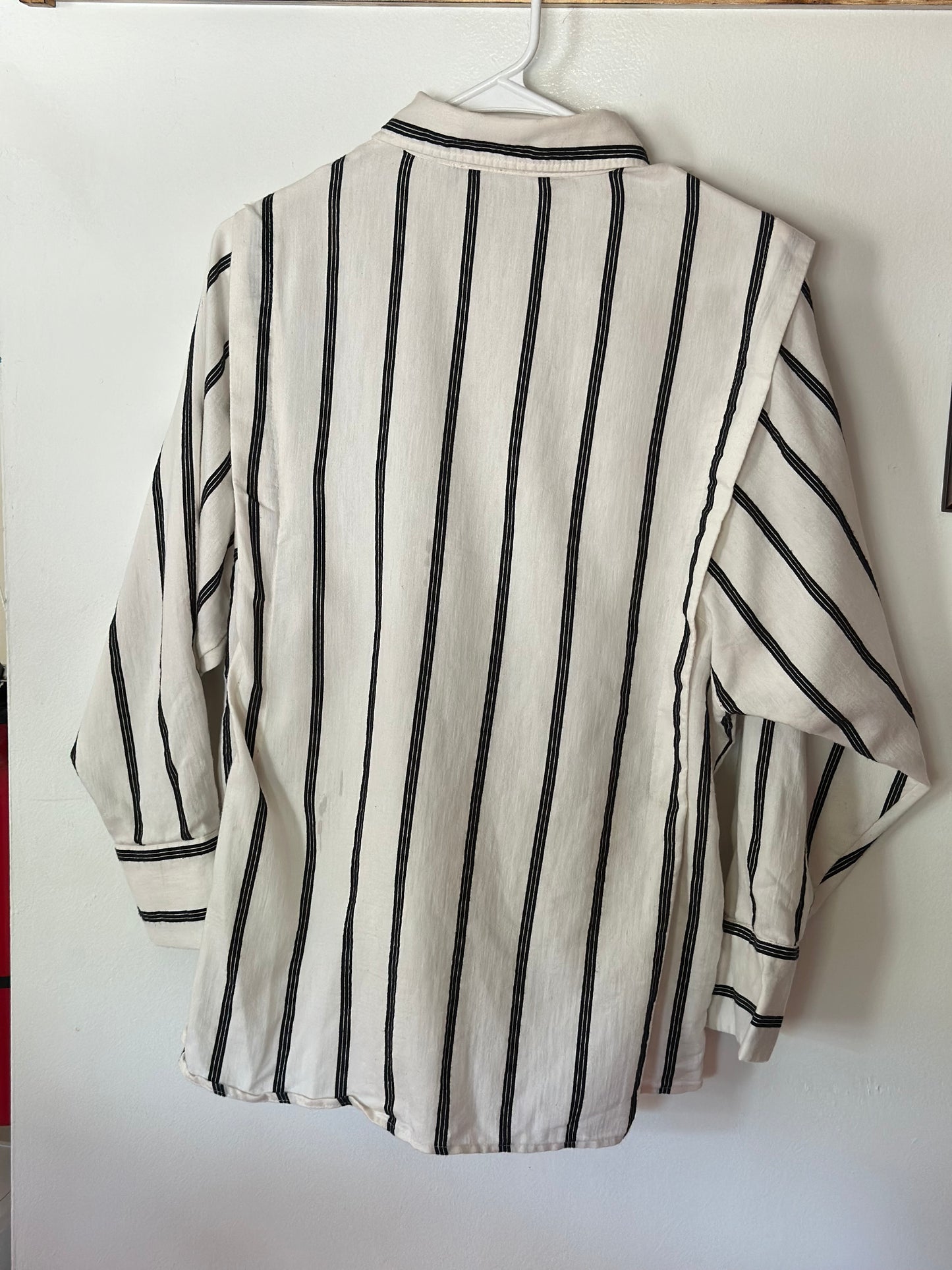 Zara | Striped Structured Button Up
