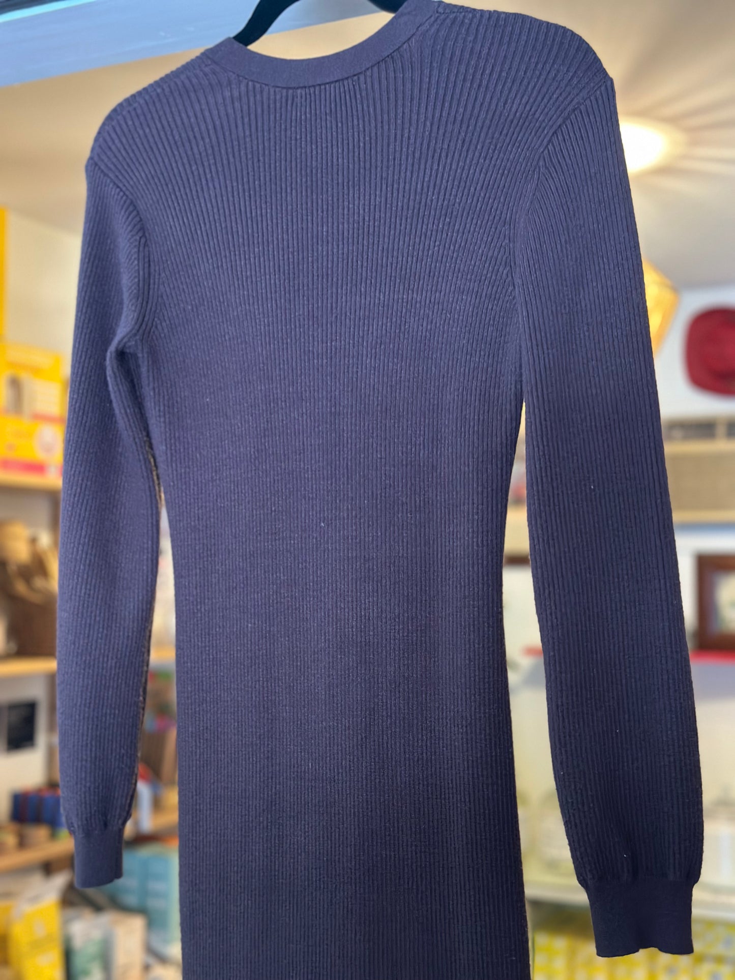 Gentle Fawn | Brown Ribbed Sweater Dress