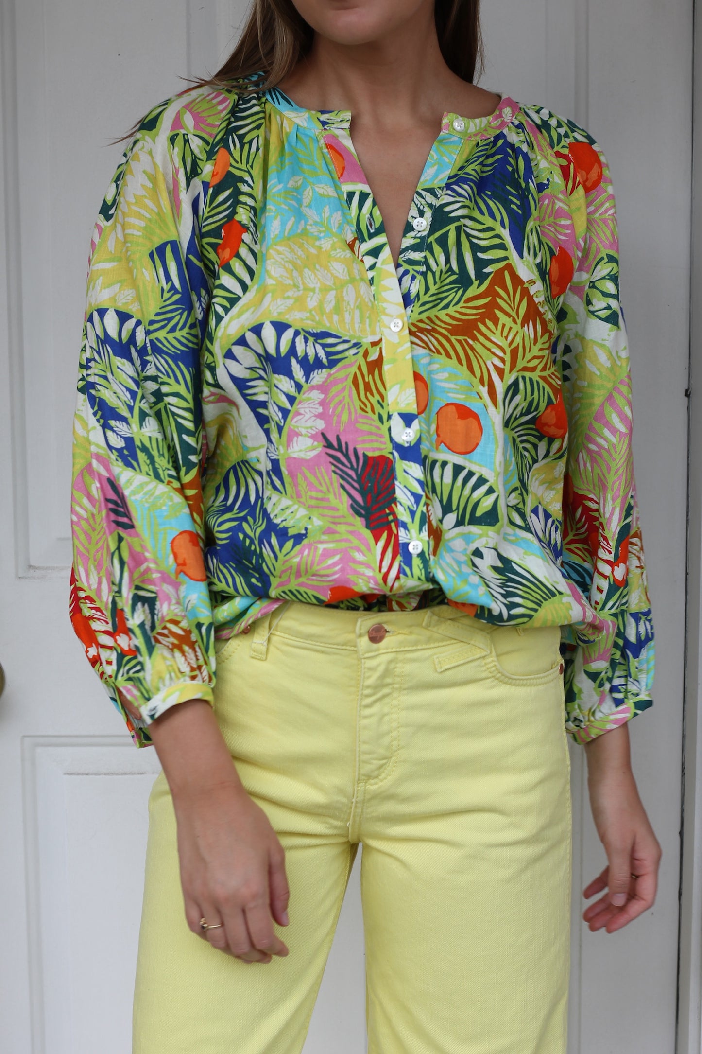 Staud | Vincent Printed Linen Tunic