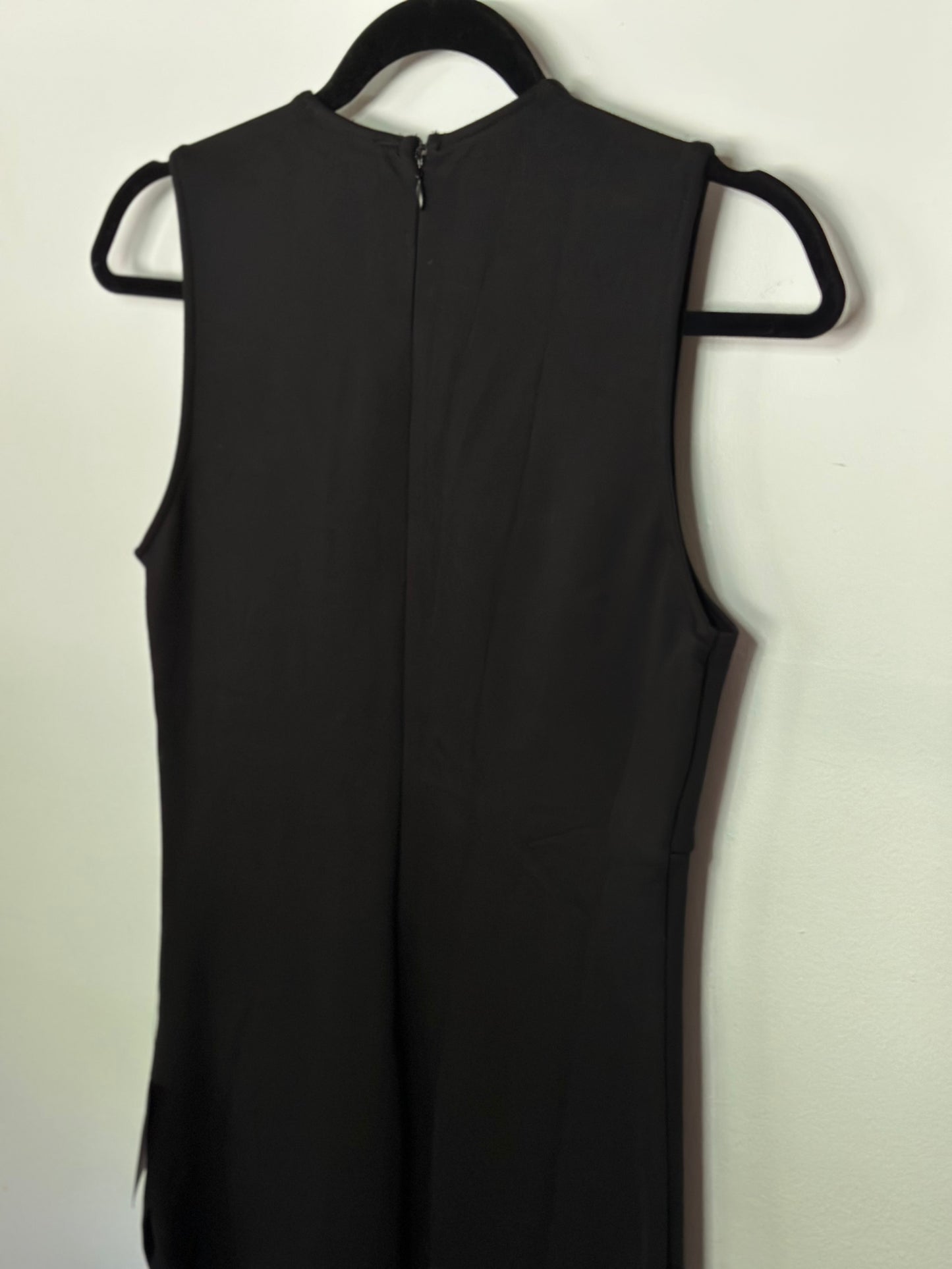 Lulus | Cocktail Hour Black Sleeveless Tulip Mini Dress