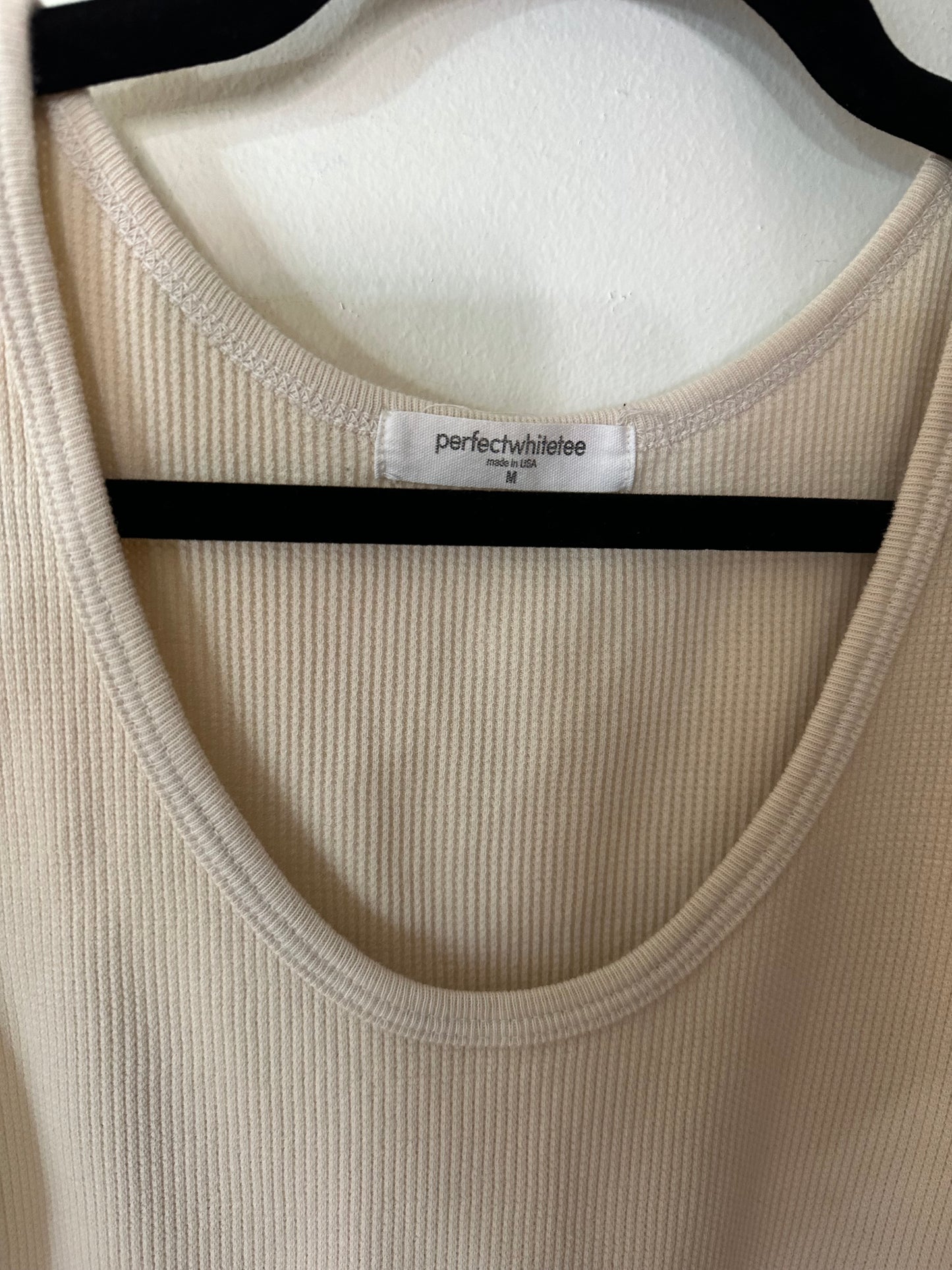 Perfectwhitetee | Beige Tank Top