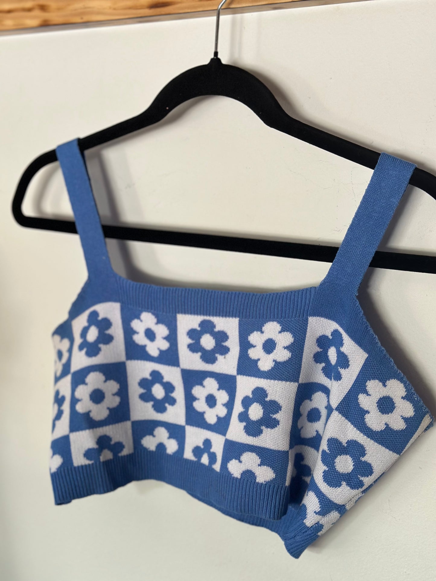 Blue Floral Stretchy Set