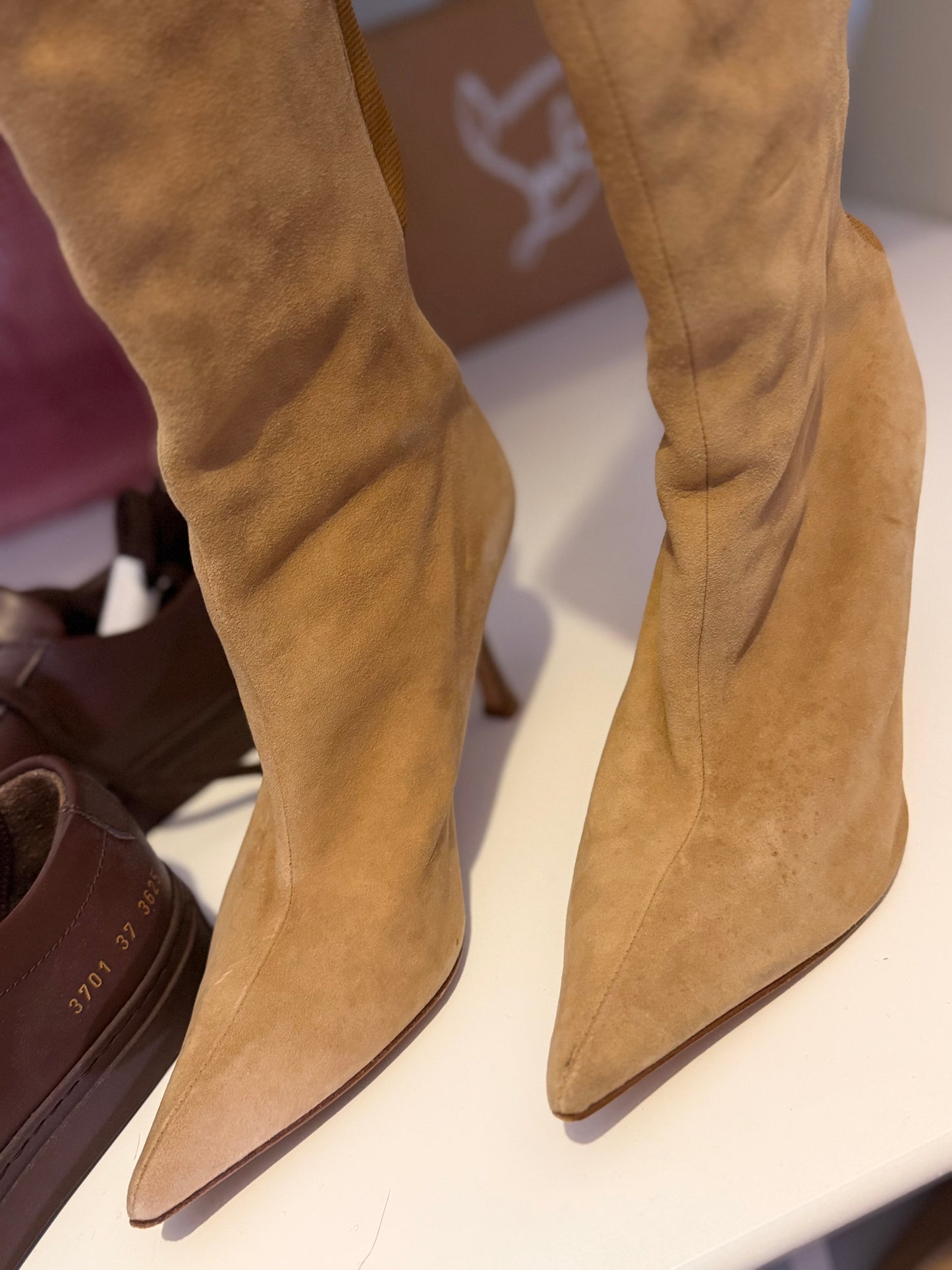 Manolo Blahnik | Suede Boots, 37
