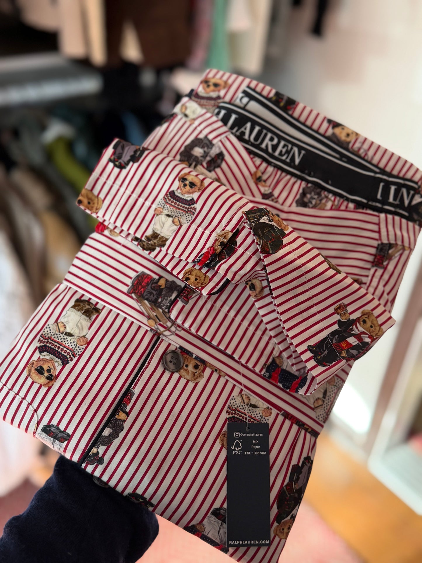 Polo Ralph Lauren | Madison Teddy Bear Pajama Set, XS