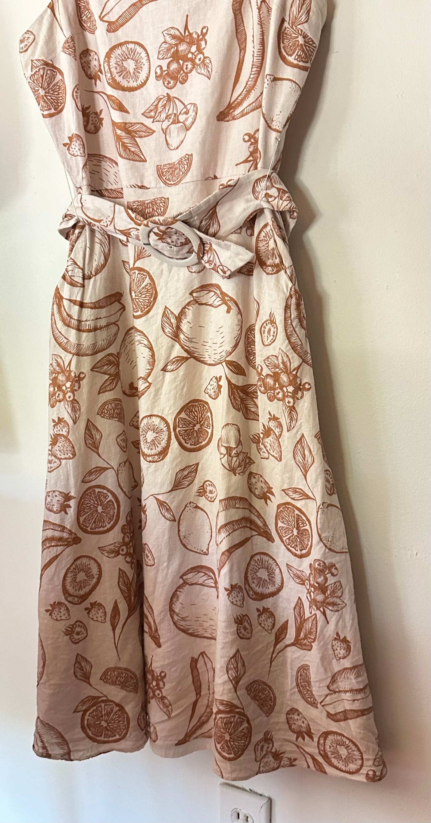 Amanda Uprichard | Linen Fruit Dress
