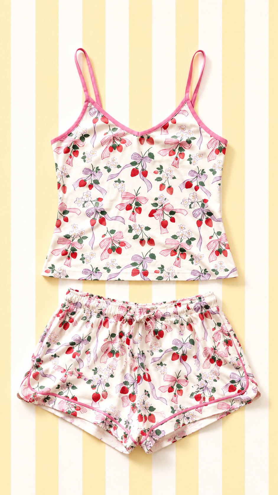 Roller Rabbit | Strawberry Bow PJ Mischa Set, XS