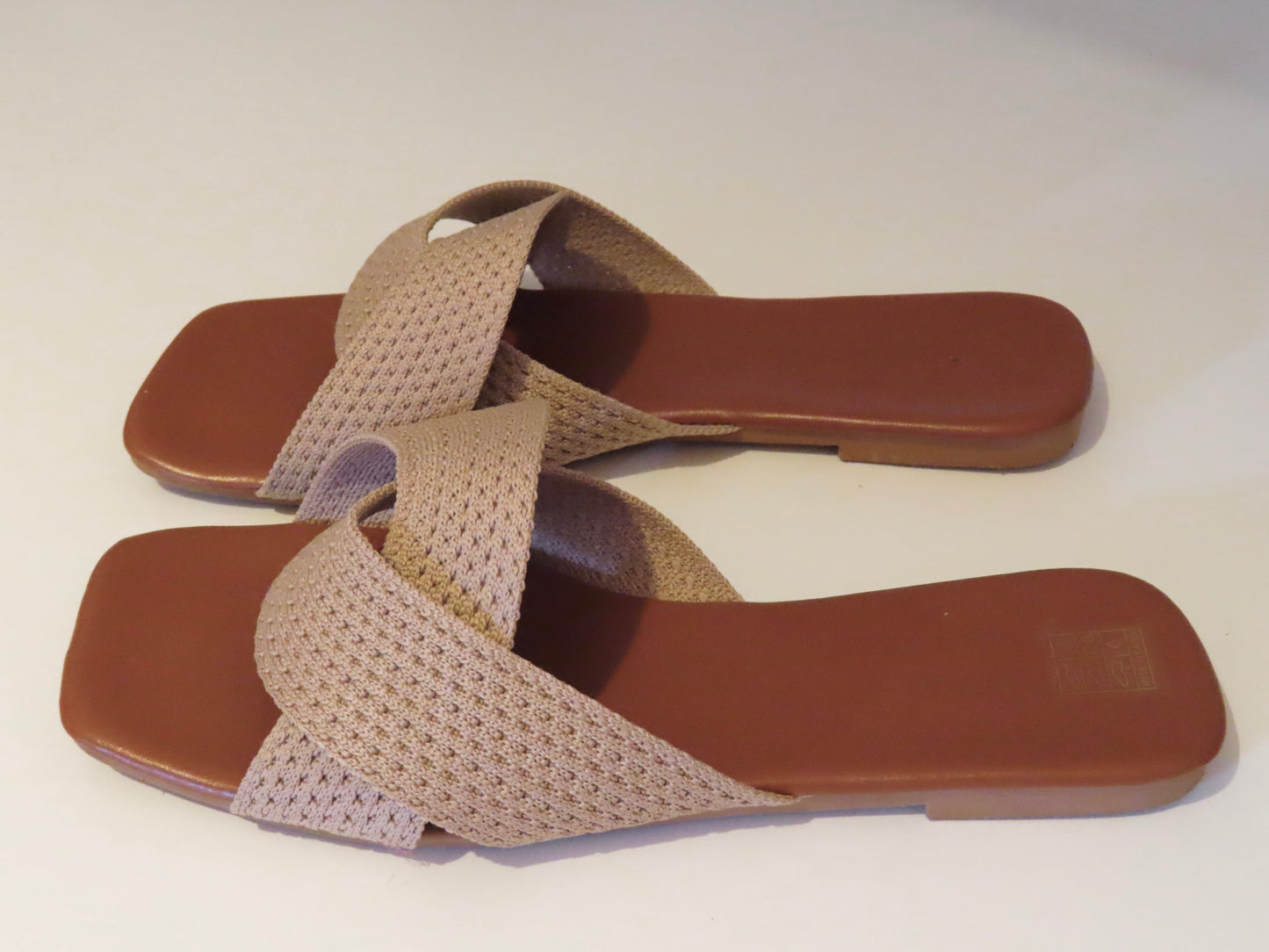 Light Brown Criss Cross Sandals