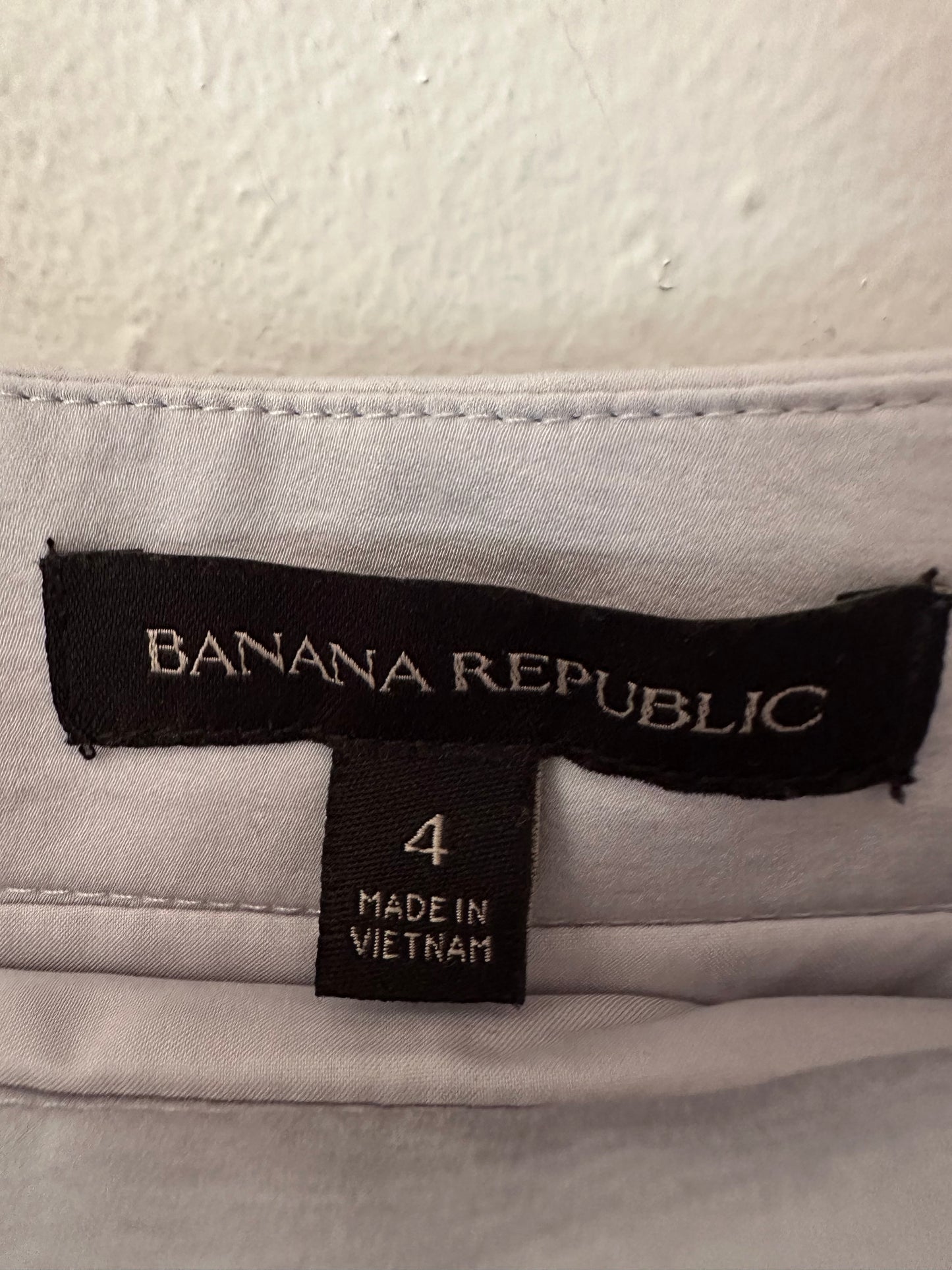 Banana Republic | Gray/Silver Tiered Skirt, 4