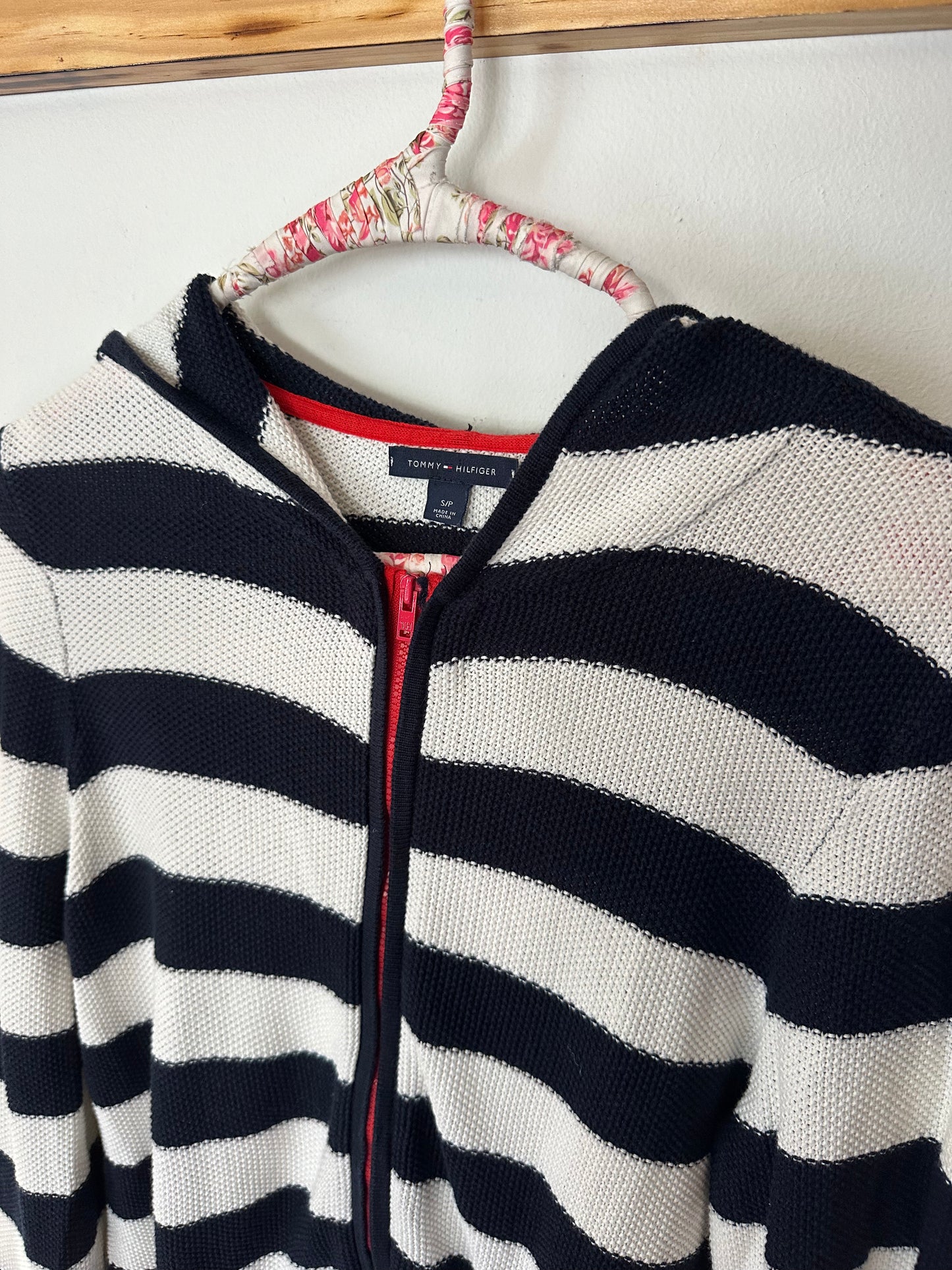 Tommy Hilfiger | Striped Knit Hoodie, S/P