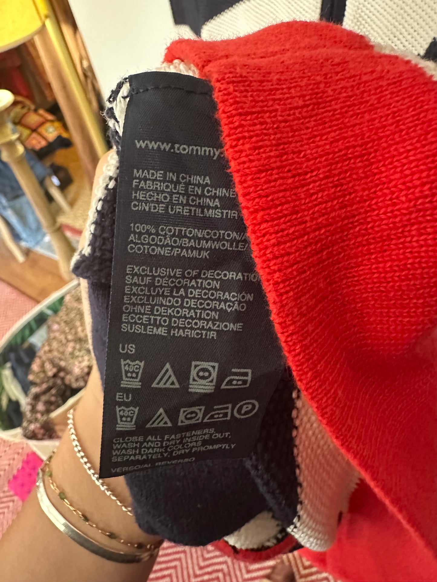 Tommy Hilfiger | Striped Knit Hoodie, S/P