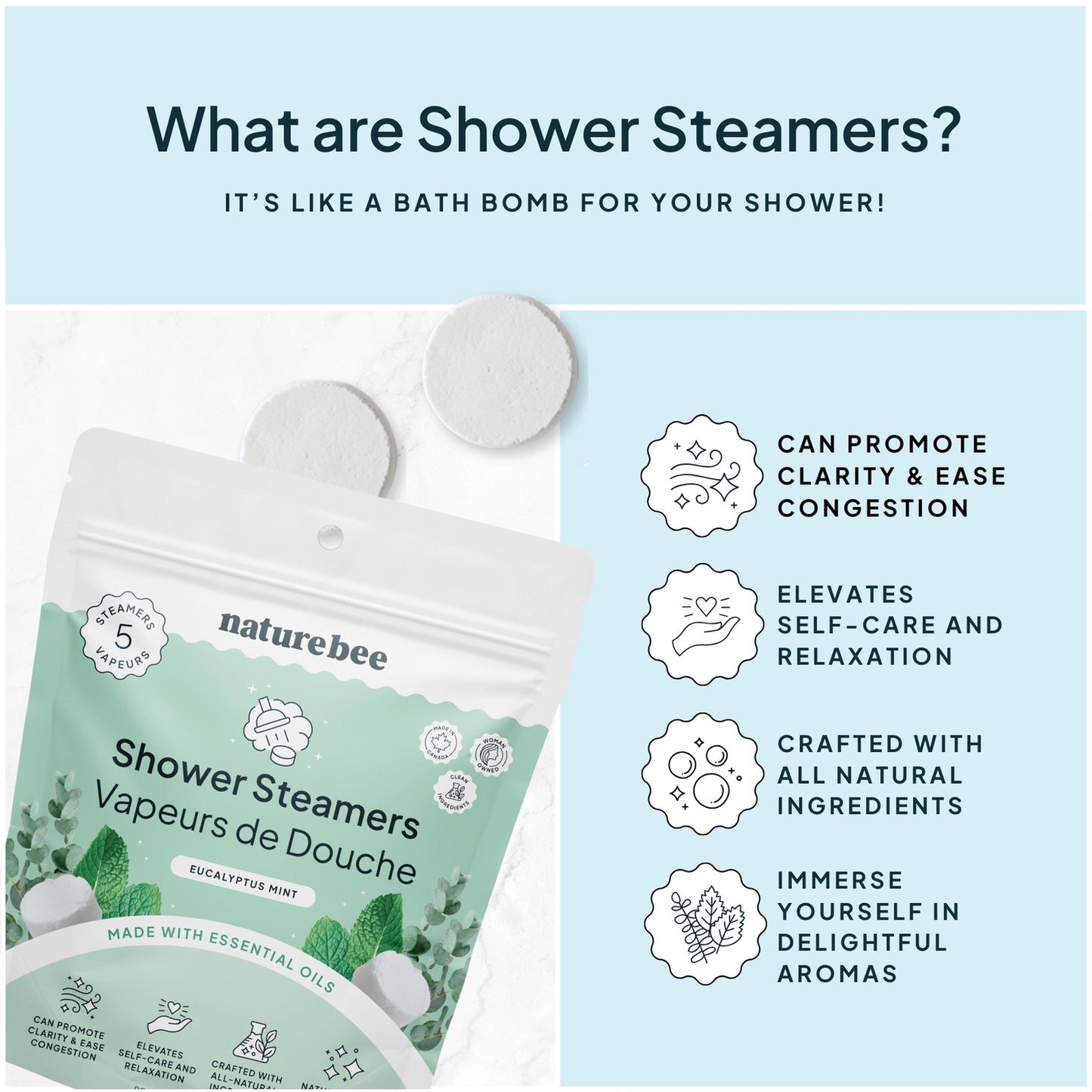Refreshing Mint Shower Steamer
