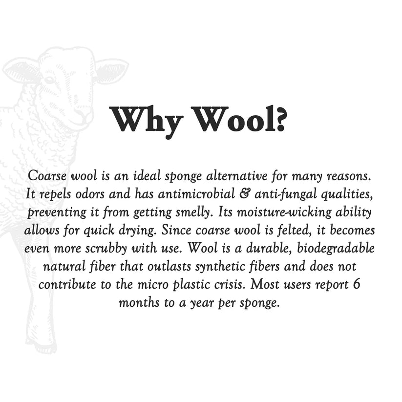 Wool Scrub | Luxurious Sponge Alternative