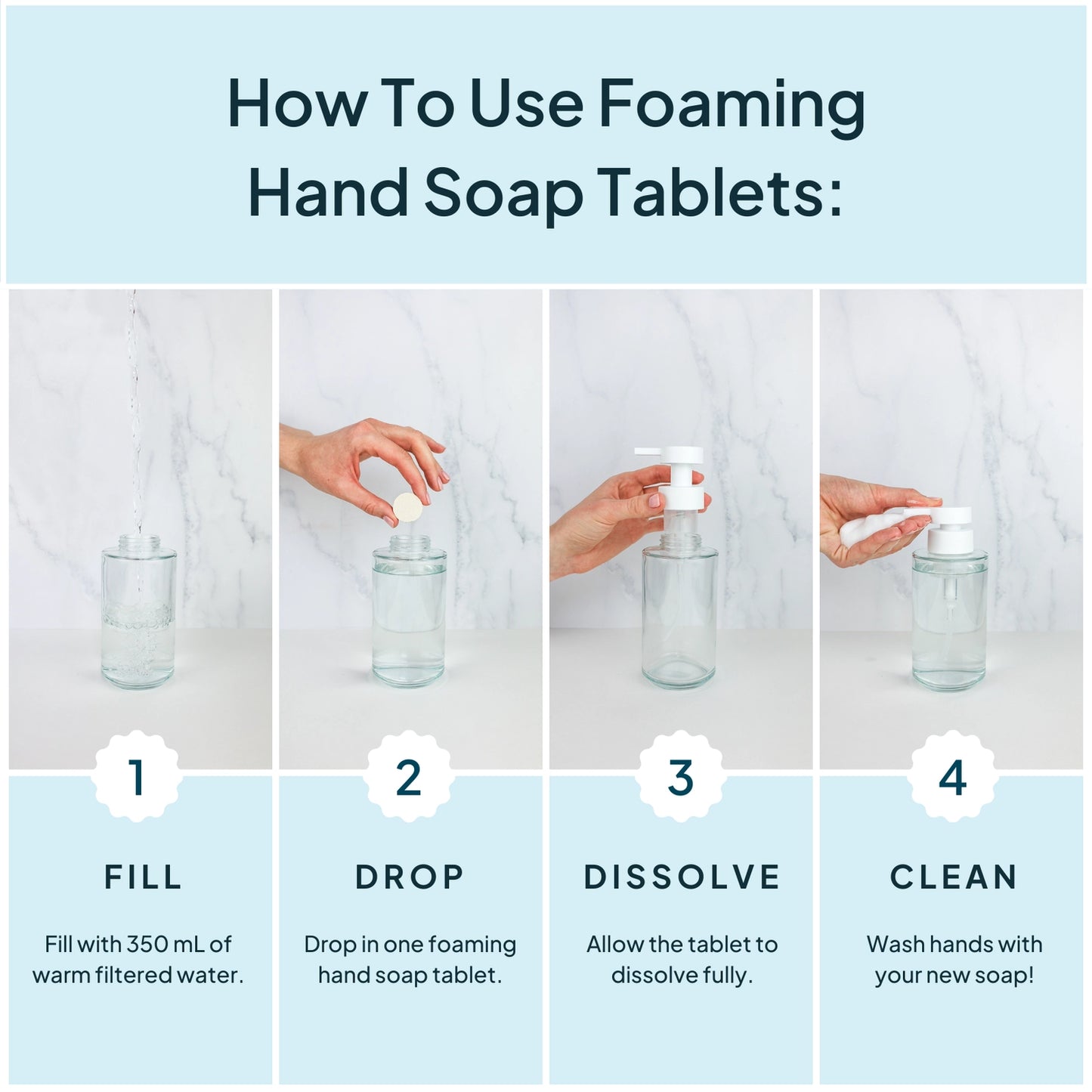 Warm Coconut - Concentrated Foaming Hand Soap Refill Kit