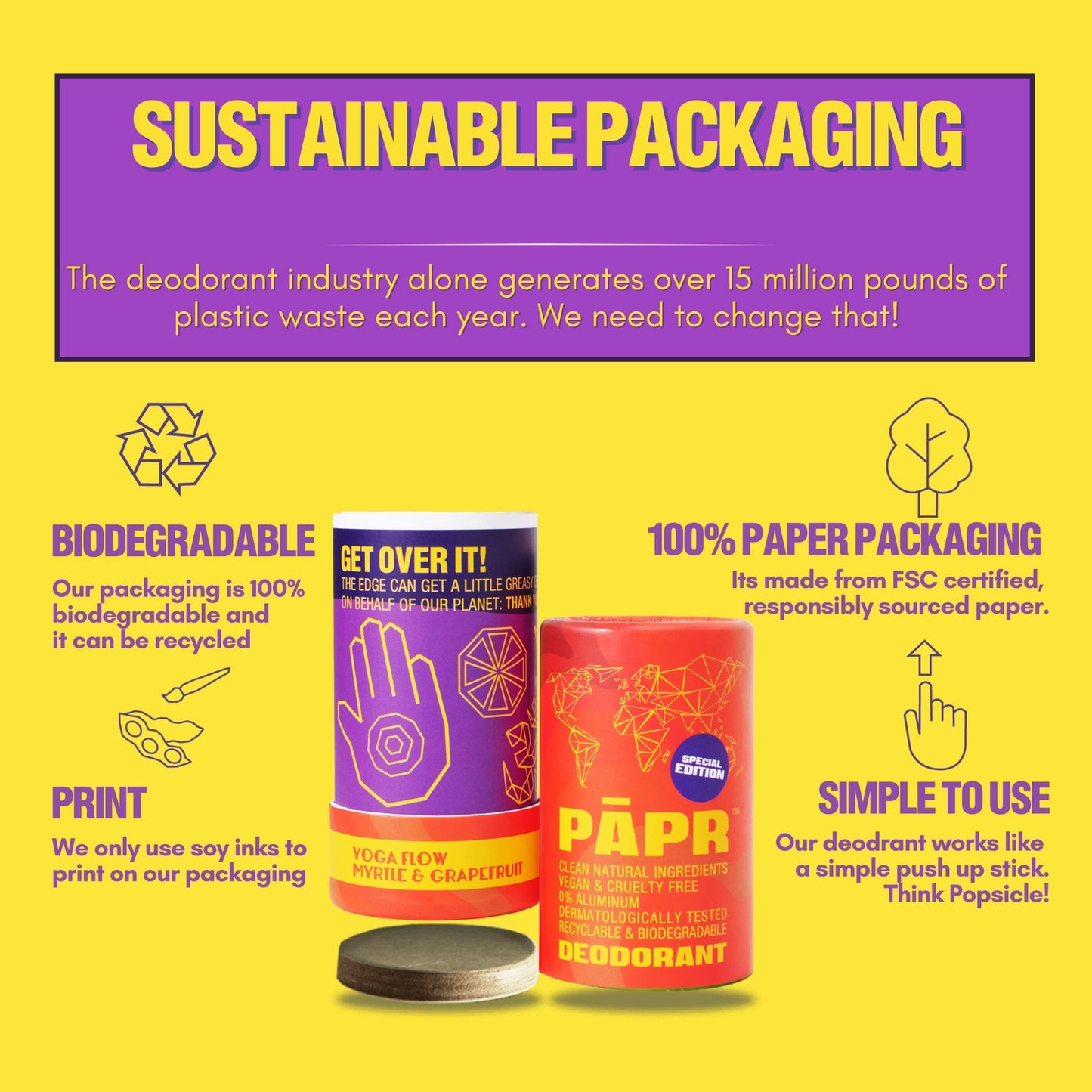 Aluminum & Plastic-Free Deodorant