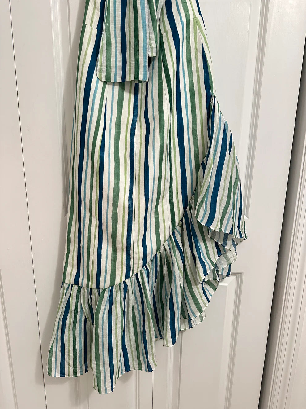 Couper | Gwendolyn Asymmetrical Ruffle Dress