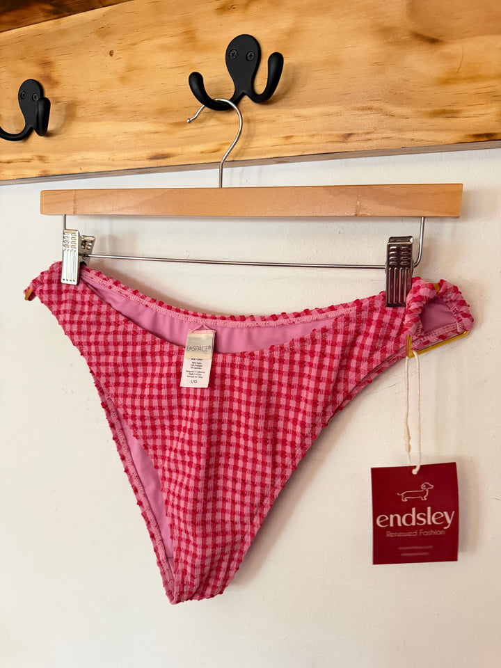 L Space | Twister Gingham Bikini Set, L