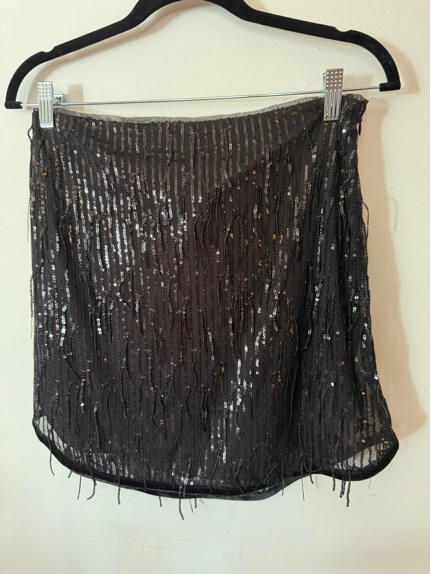 Avec Les Filles | Sequin Mini Skirt, S