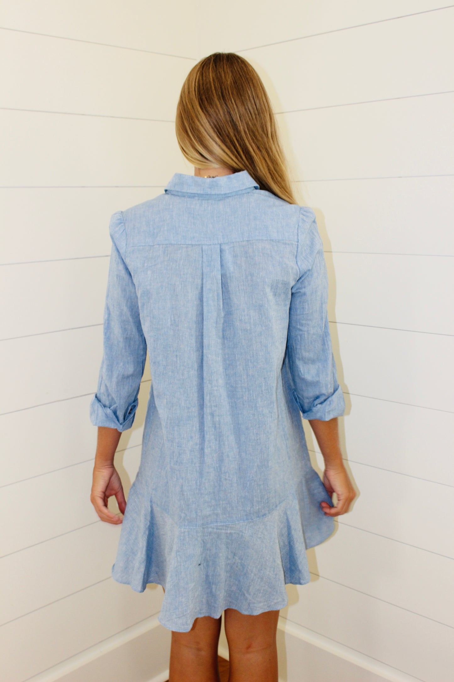 Tuckernuck | Linen Long Sleeve Dress, XS
