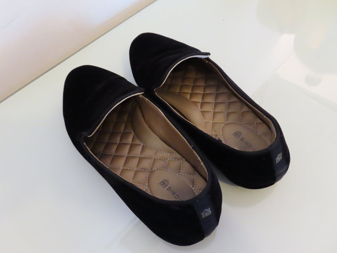 Birdie | The Starling Black Velvet Loafer