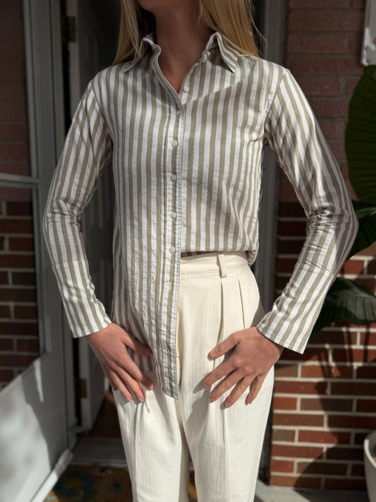 Classic Six | Donna Button Down, XS