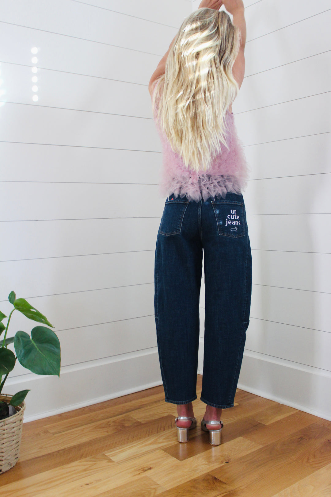 Endsley | "Ur Cute Jeans" Barrel Jeans, 4