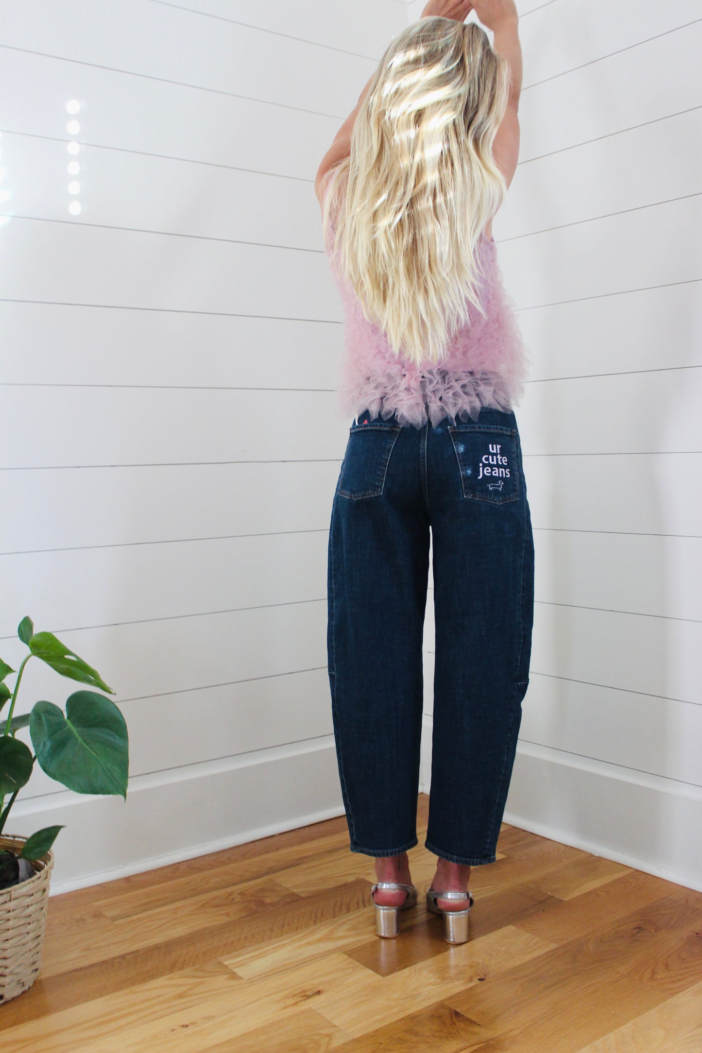 Endsley | "Ur Cute Jeans" Barrel Jeans, 4
