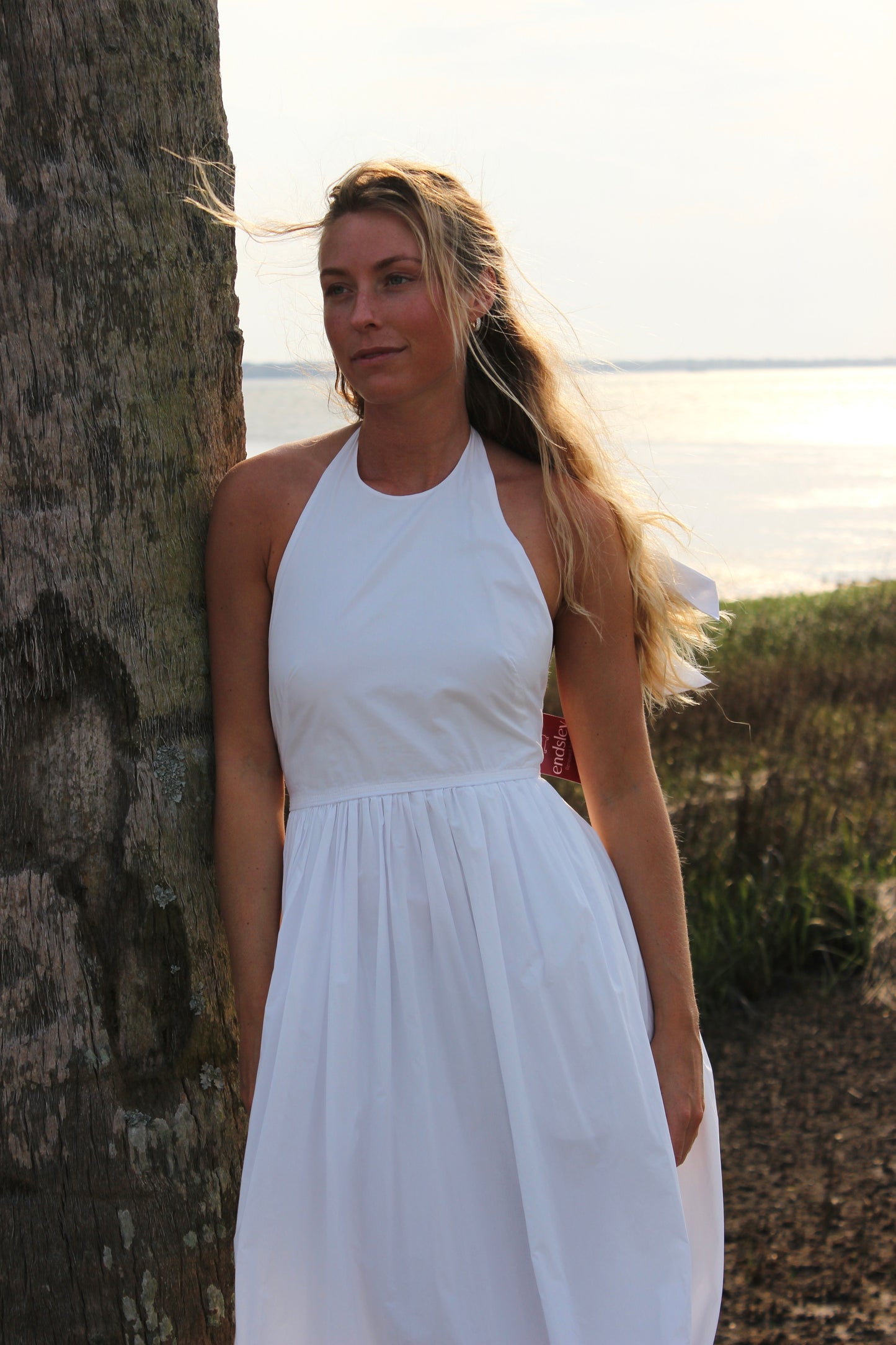 tuckernuck white halter dress Tuckernuck | Halter Midi Dress, XS