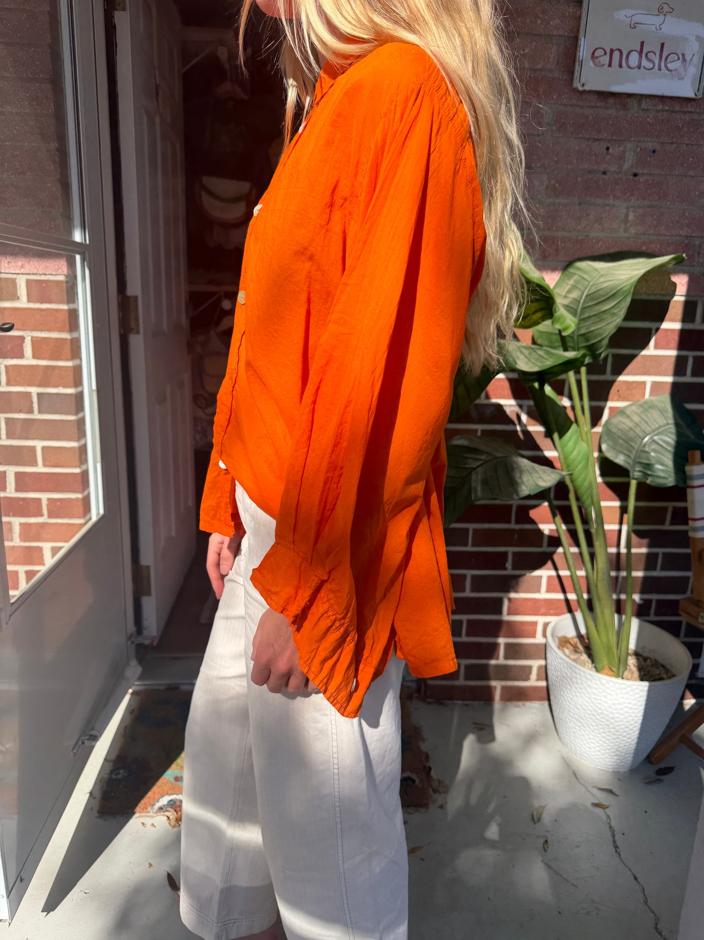 Join Clothes | 100% Cotton Lightweight Blouse, O/S