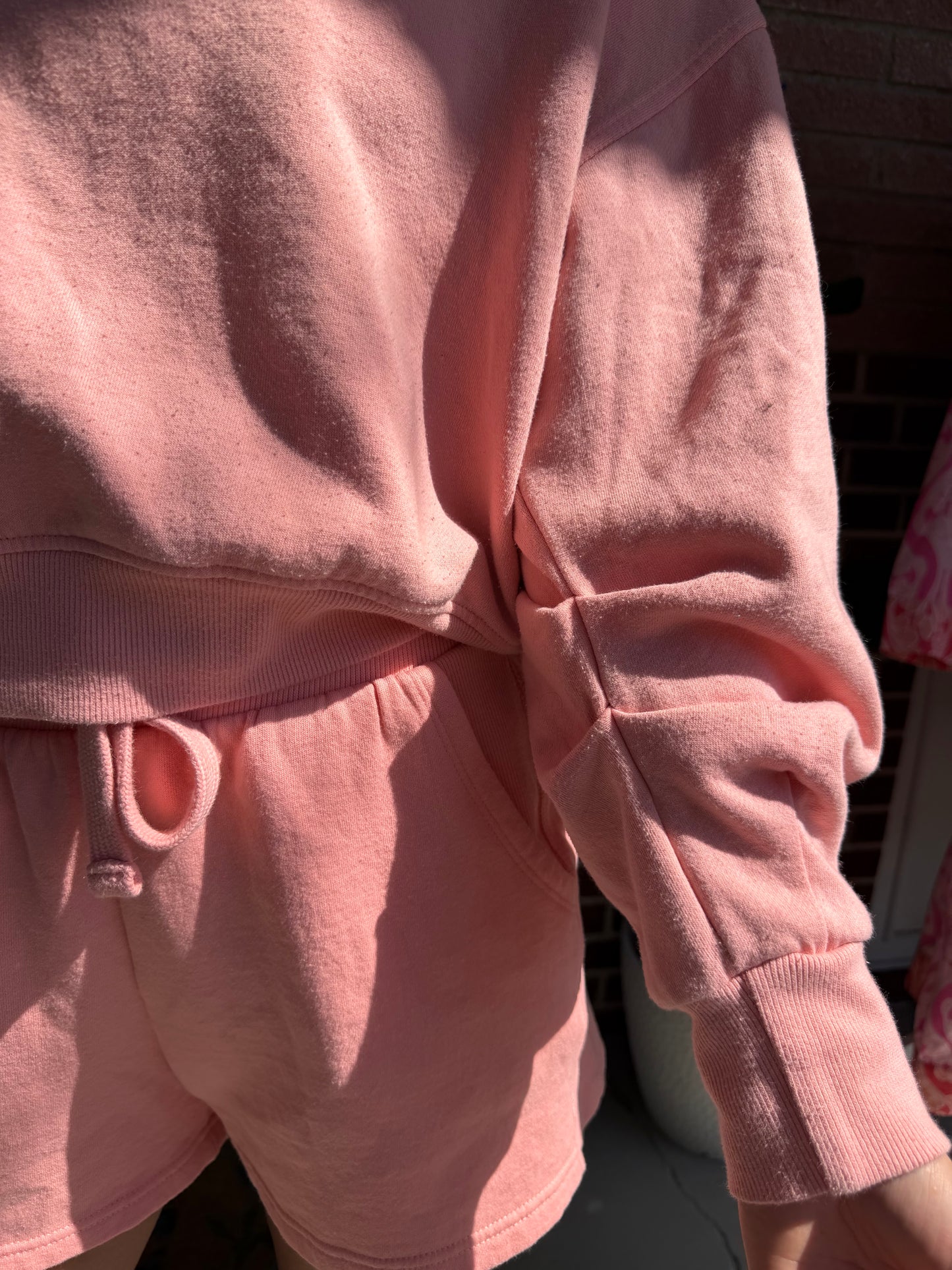 Risen LA  | Pink Lounge Set, Top S, Bottoms M