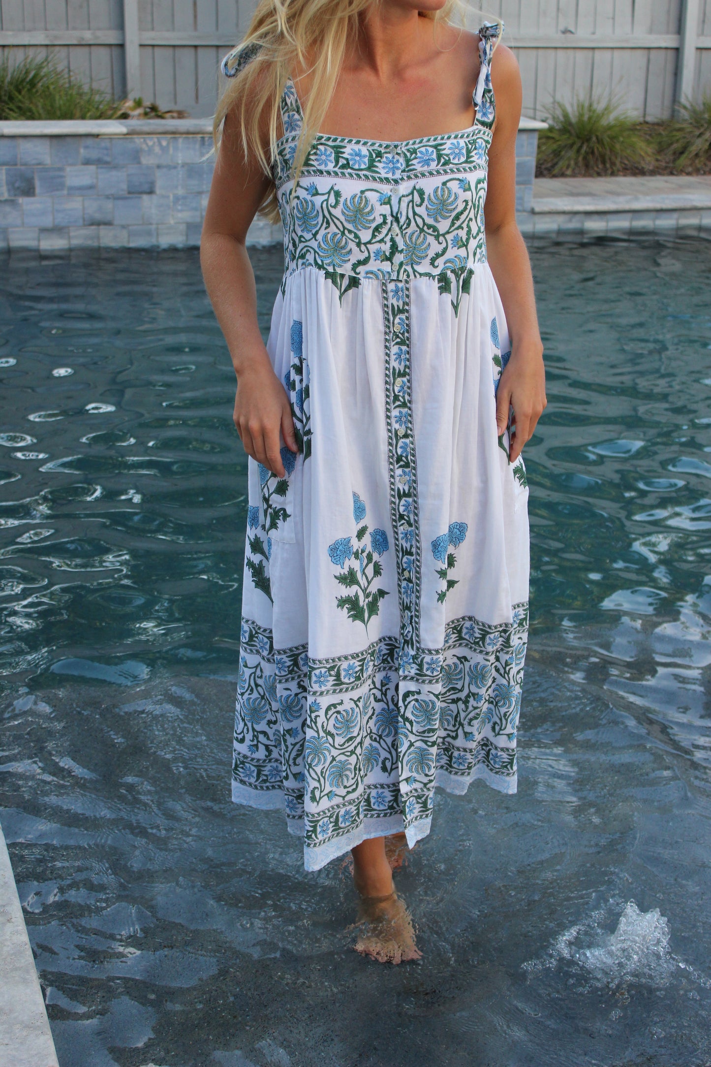 Juliet Dunn | London  Hydrangea Sundress, 2 (US 6/8)