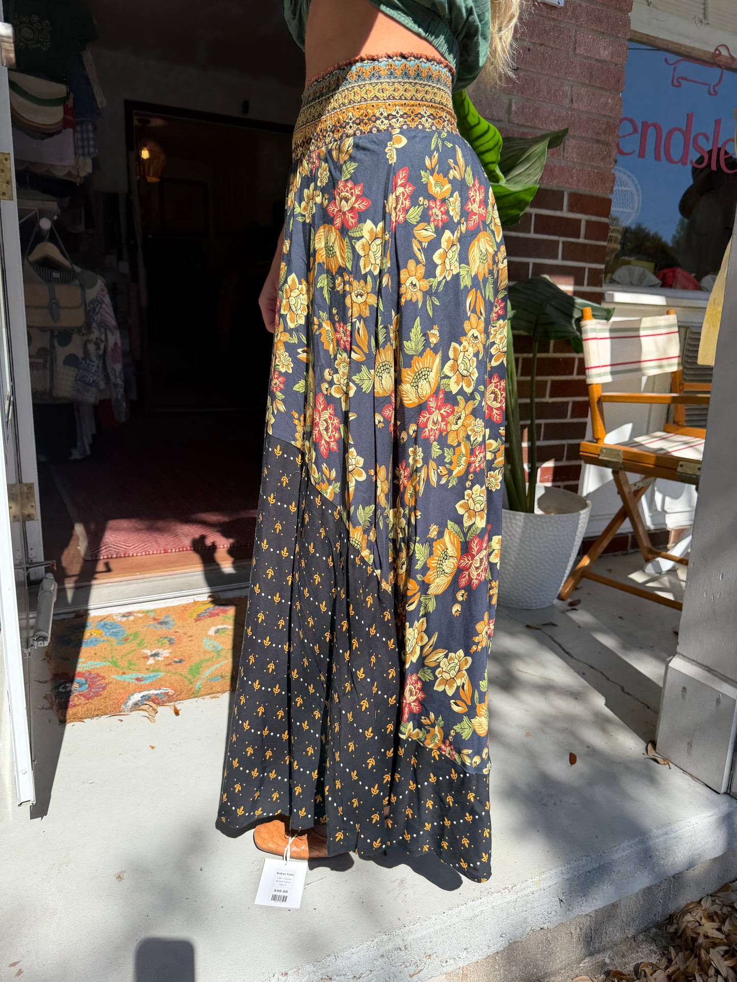 Farm Rio | Floral Printed Maxi Skirt, XS