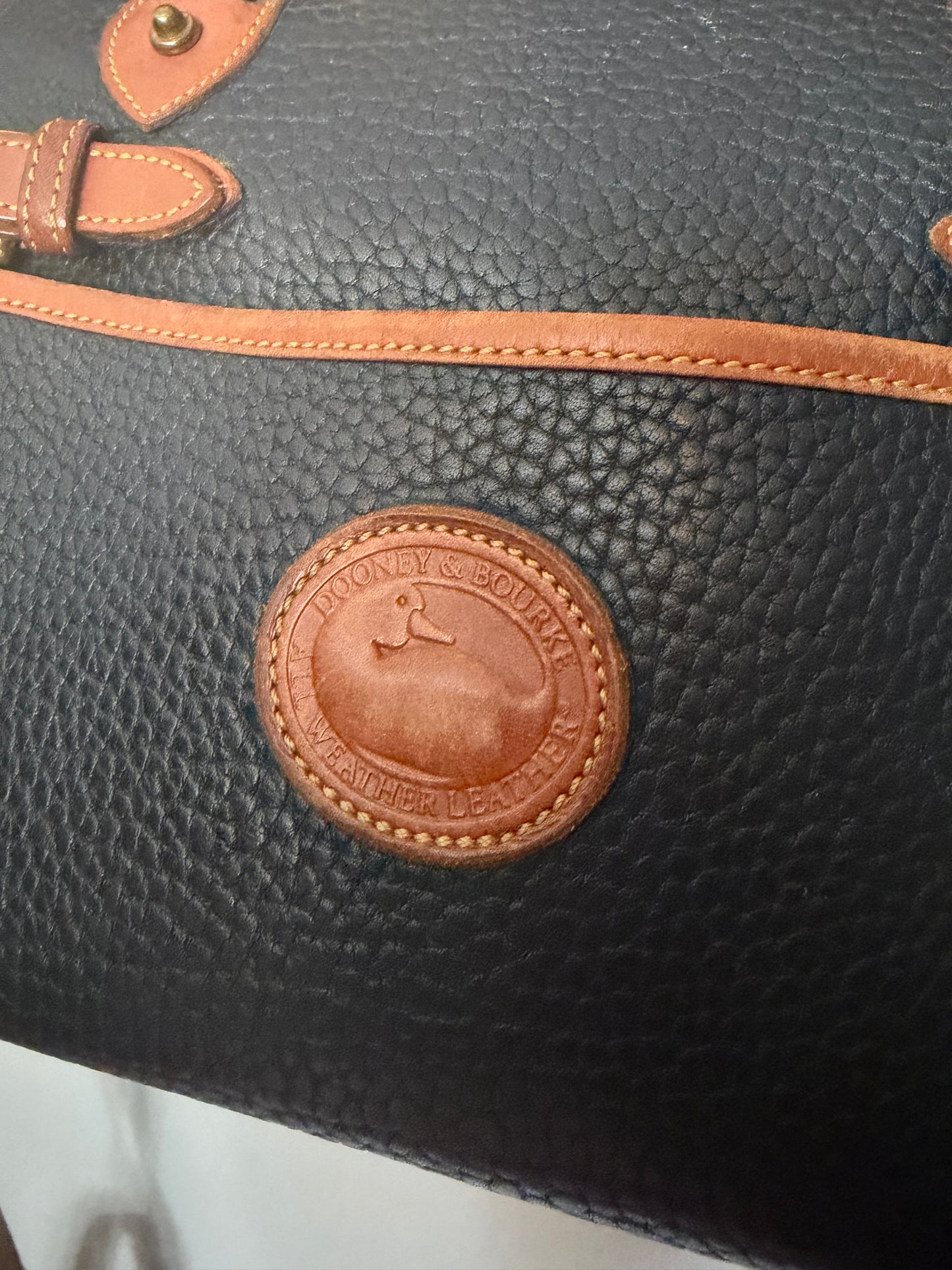 Dooney & Burke | Leather Satchel Buckle Bag