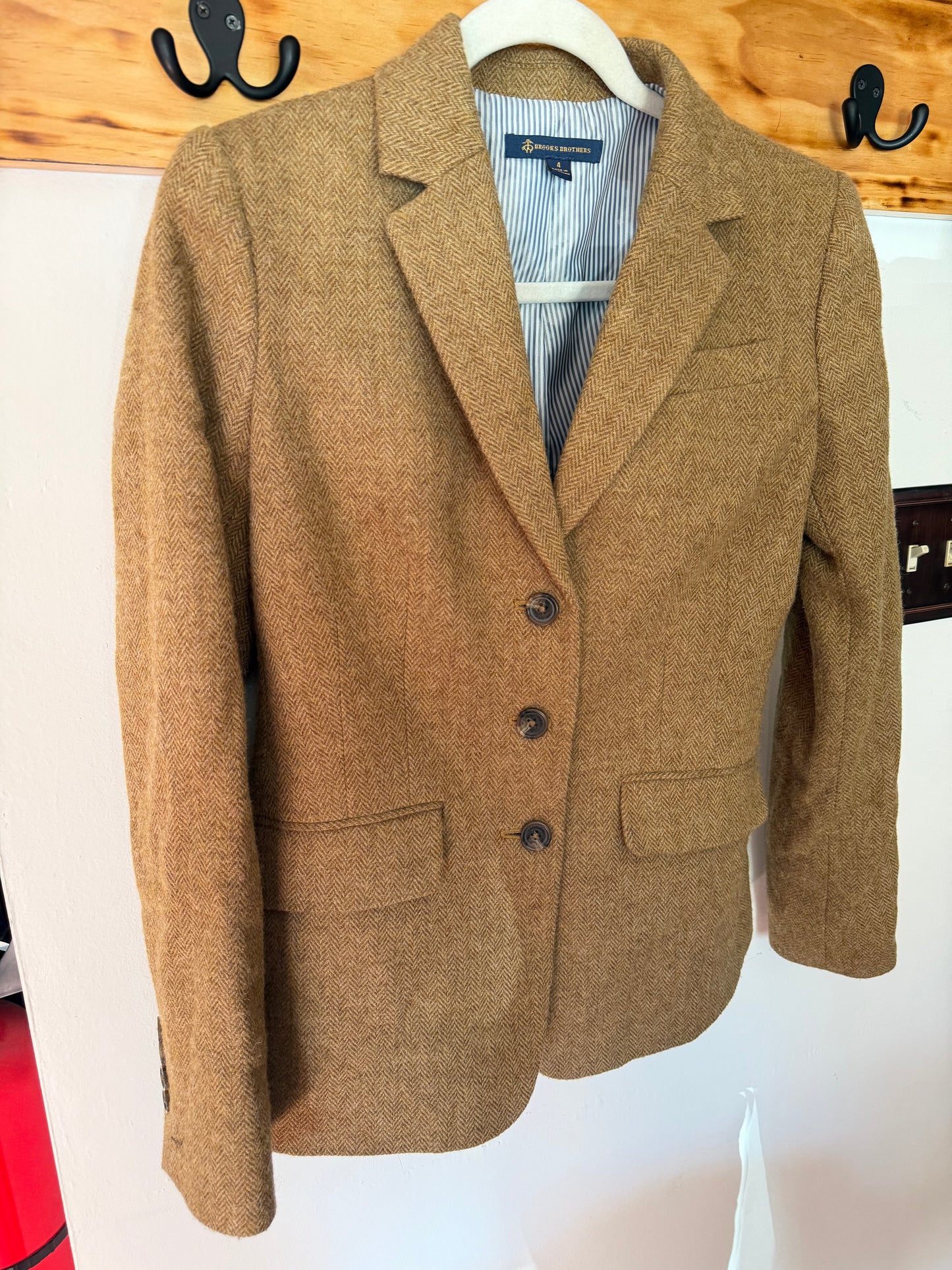 Brooks Brothers | Women's Wool Blend Blazer, 4