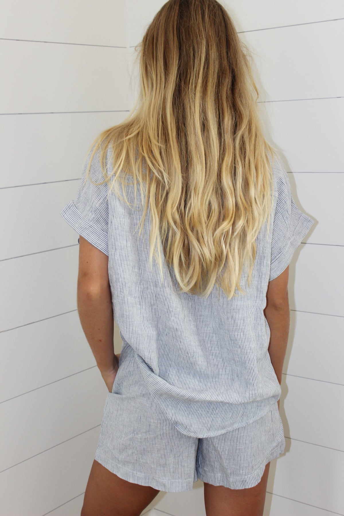Quince | Linen Striped Set, M