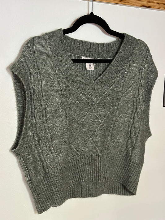 Sincerely Jules | Green Sweater Vest