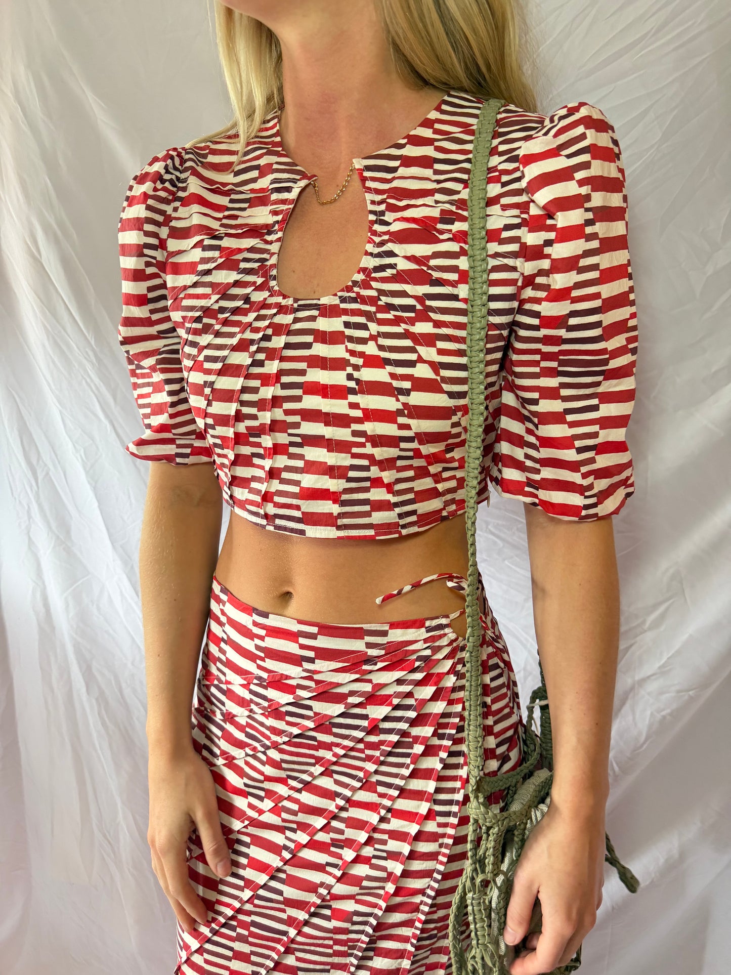 Fancy | Patterned Skirt Set, M