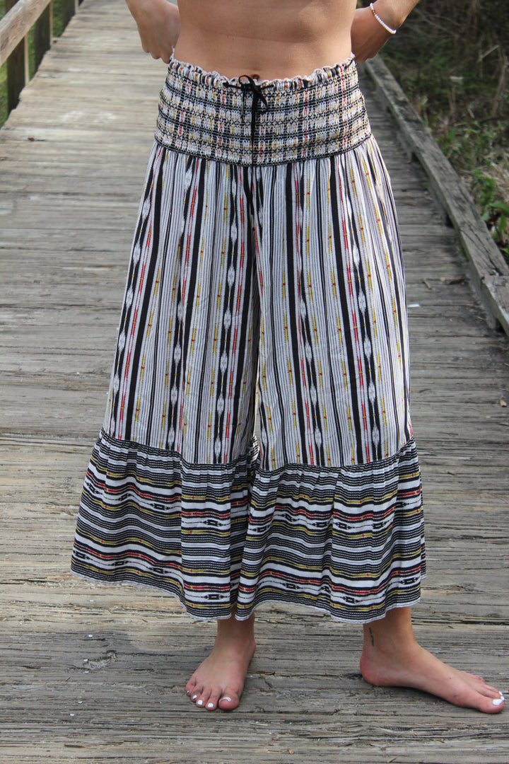 Maeve | Boho Smocked Pants, XS
