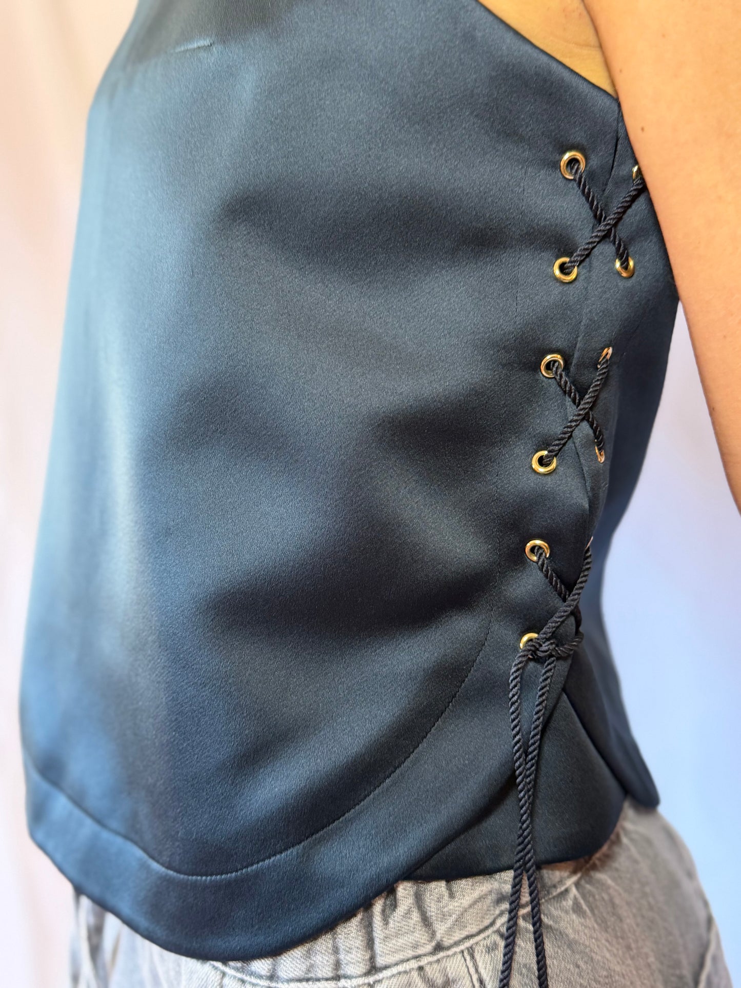 Tibi | Side Tie Up Top, 0