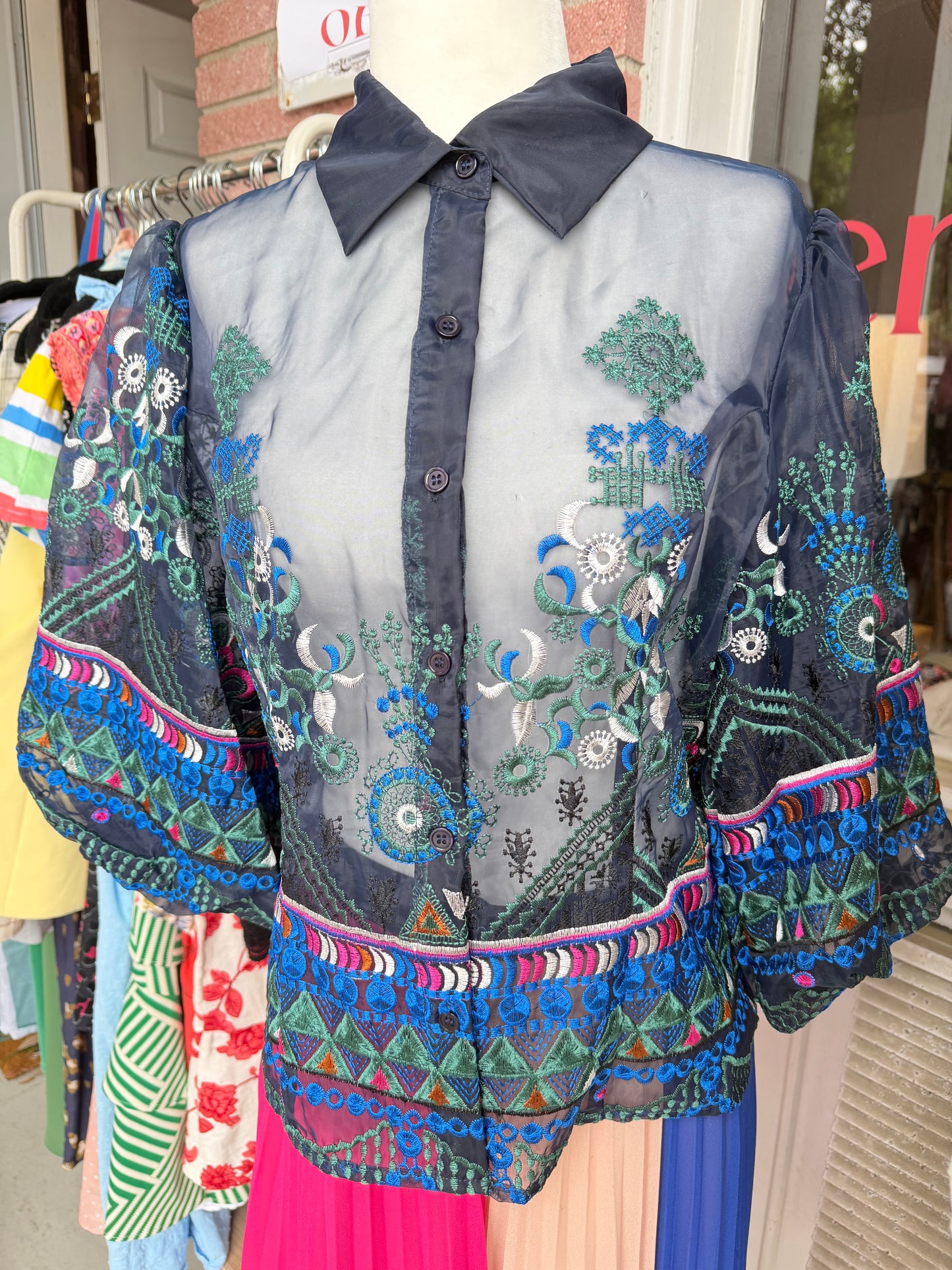 Garcia | Embroidered Top, M