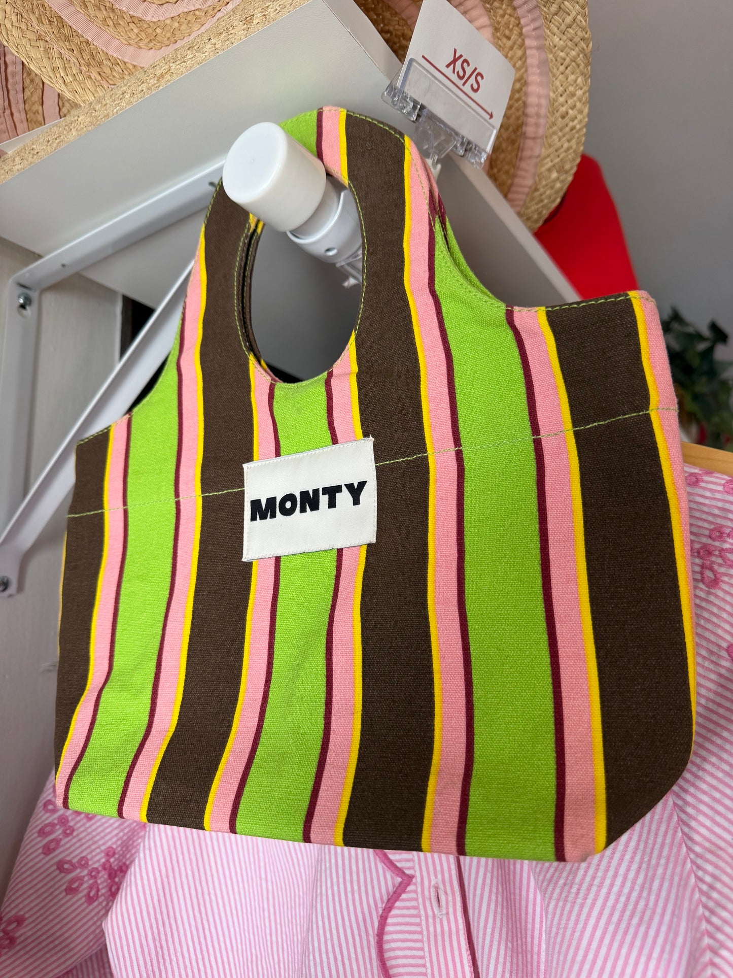 Monty  | Rosewood & Glow Oval Bag, OS